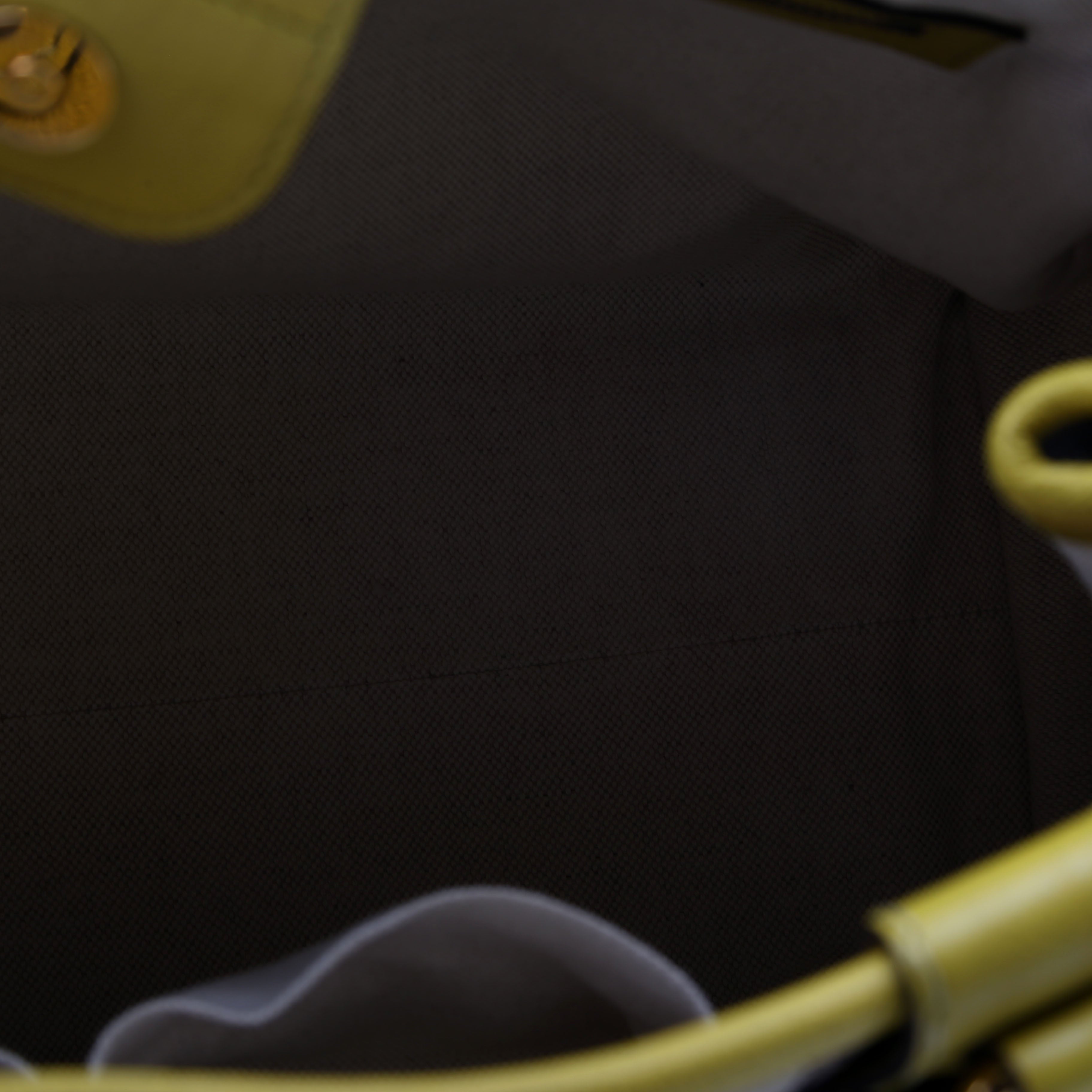 247183 GG canvas Running Tote Medium Yellow
