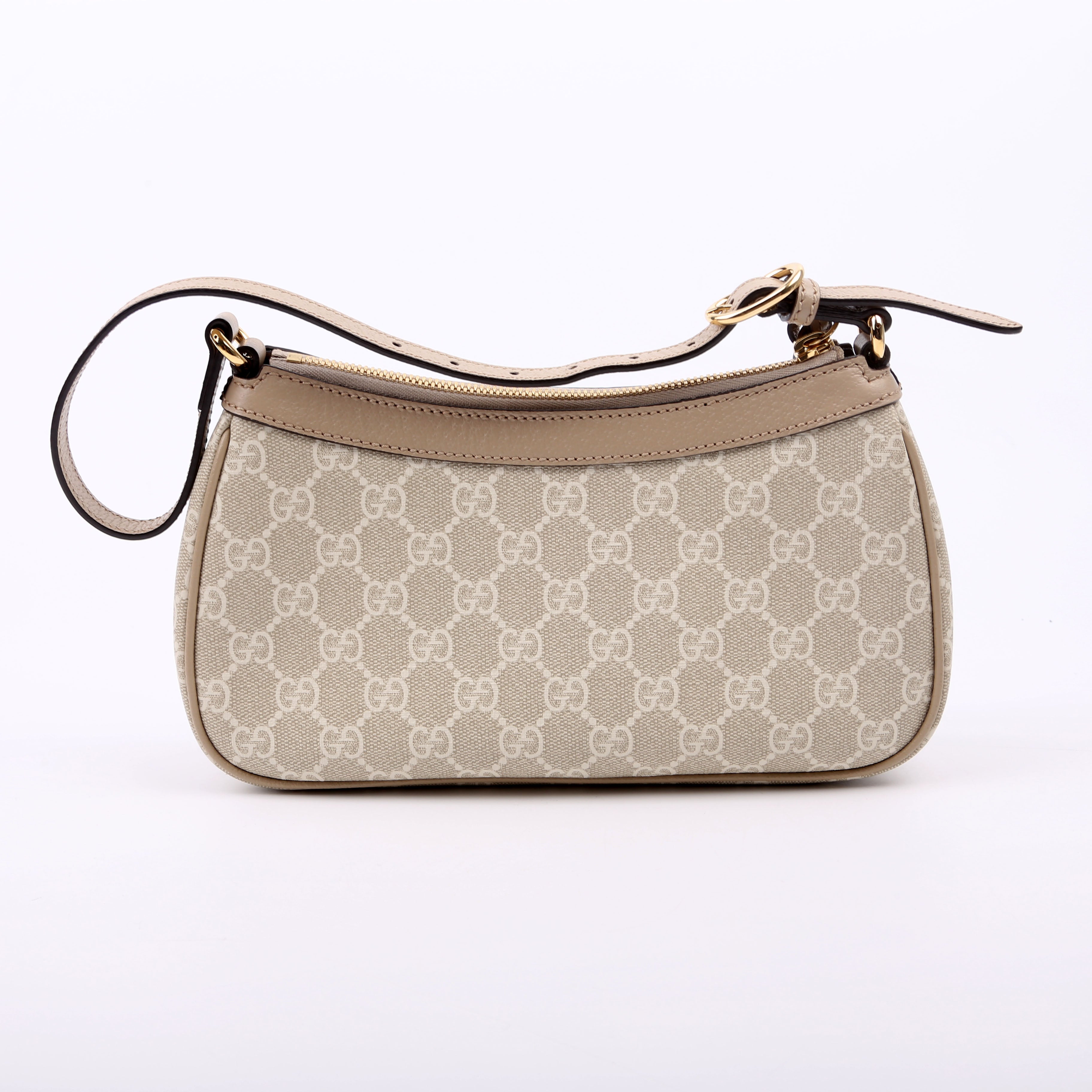 735145 Ophidia GG Small Bag White