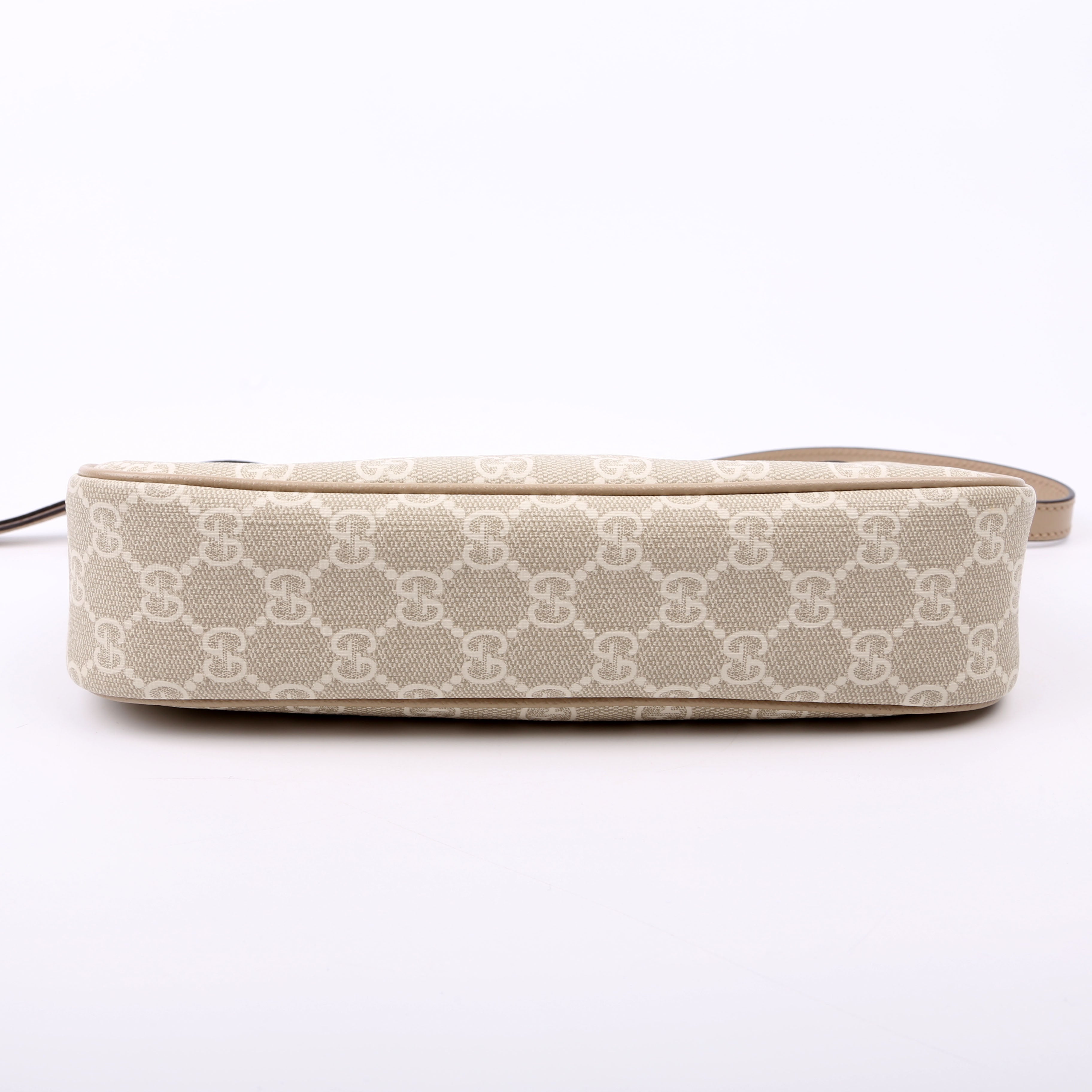 735145 Ophidia GG Small Bag White
