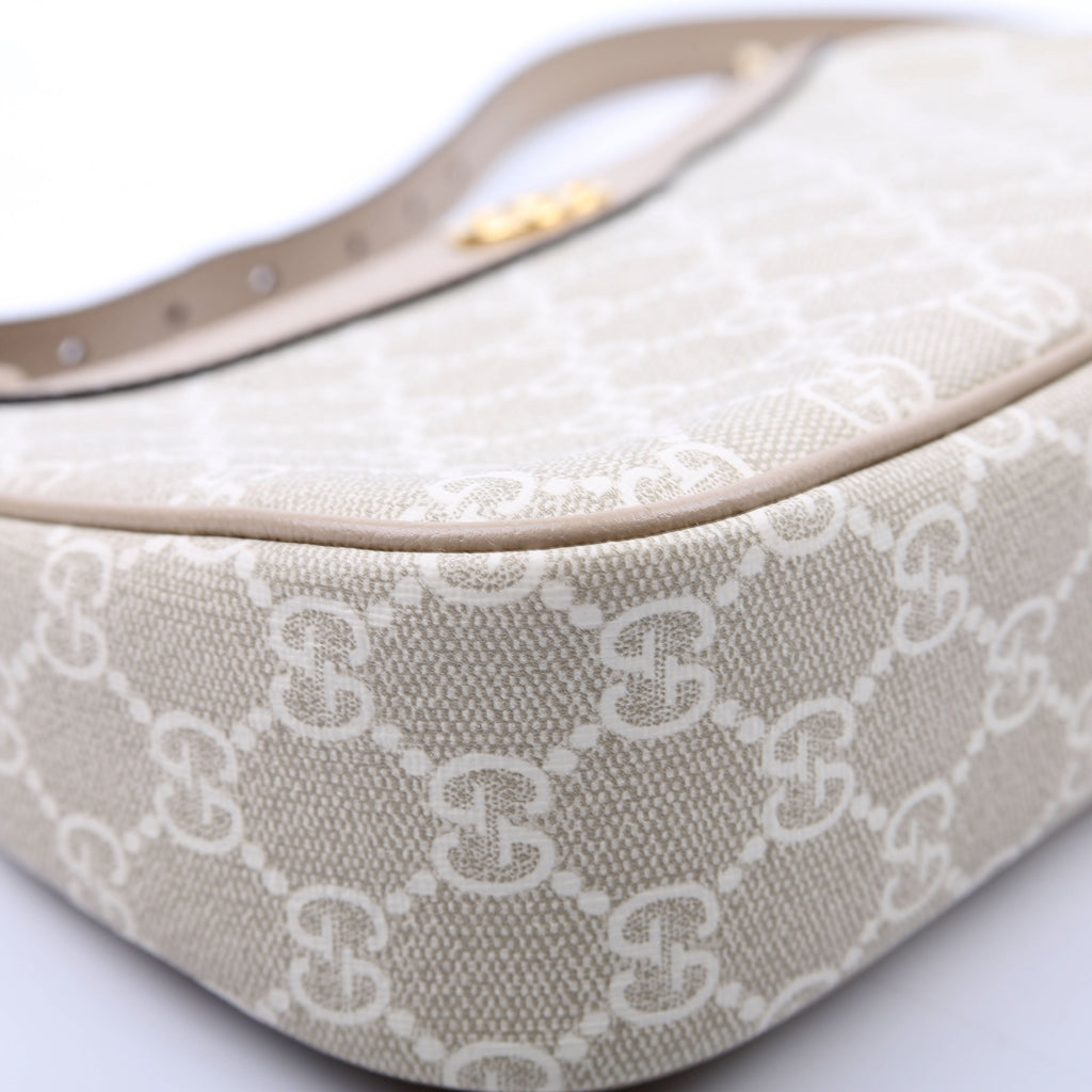 735145 Ophidia GG Small Bag White