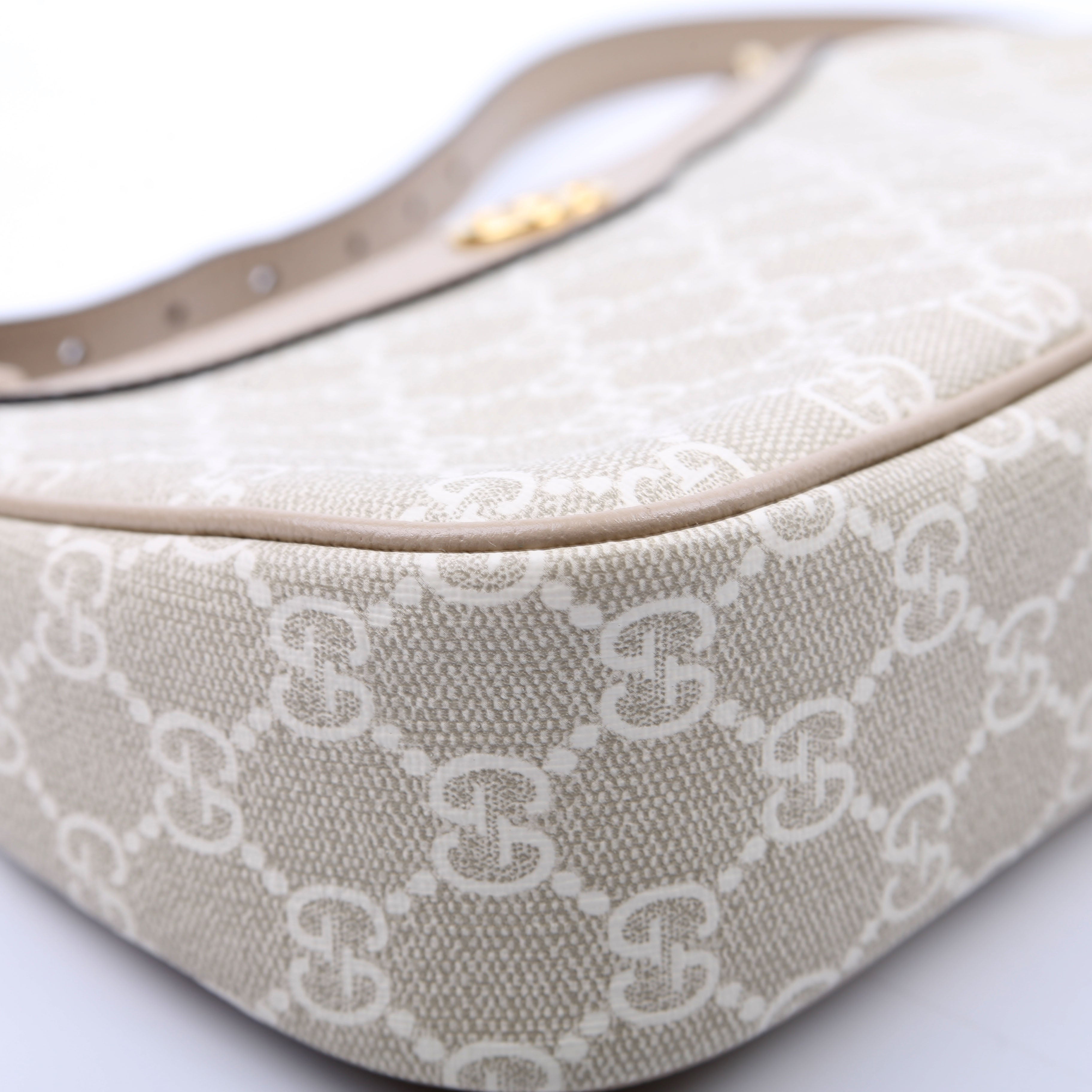 735145 Ophidia GG Small Bag White