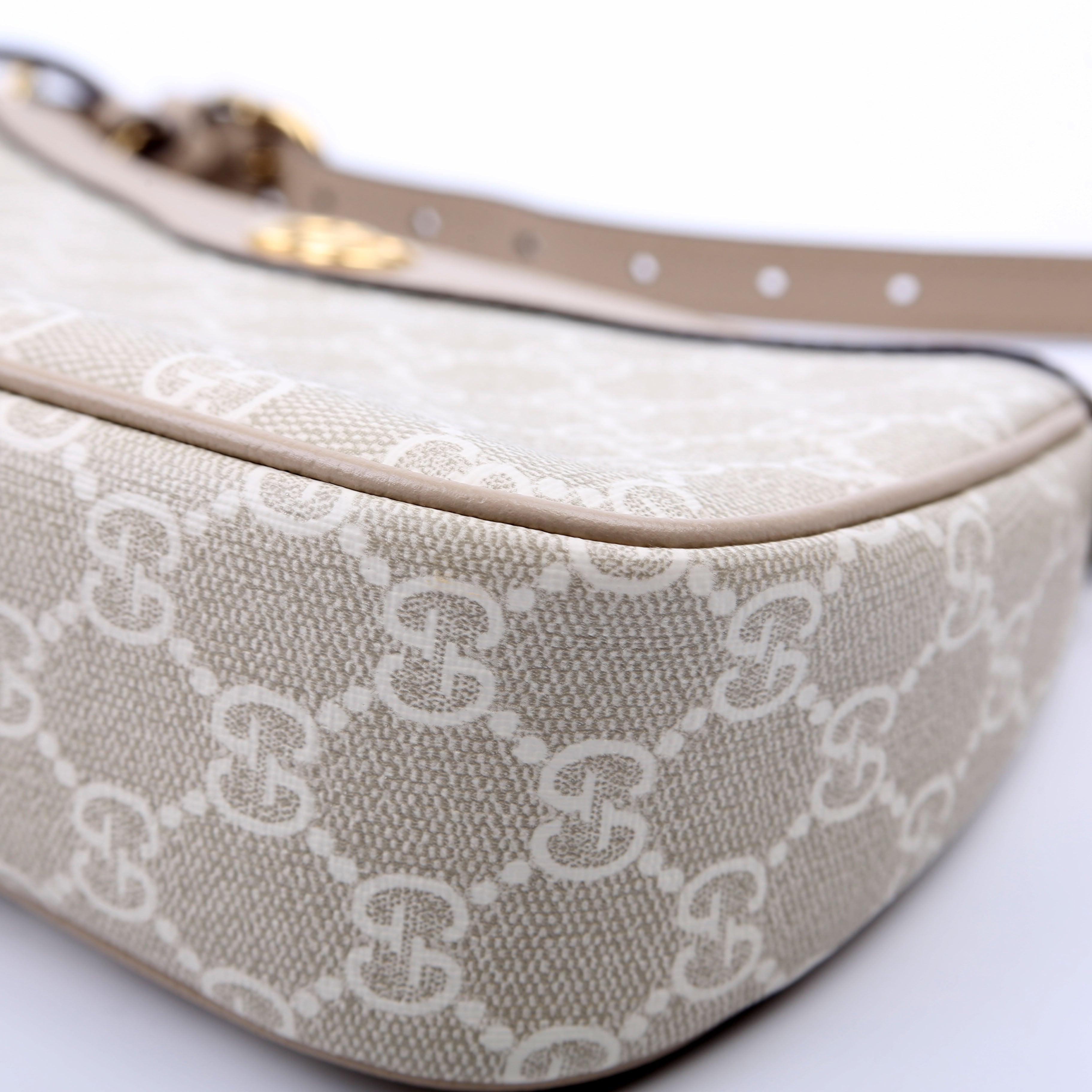 735145 Ophidia GG Small Bag White