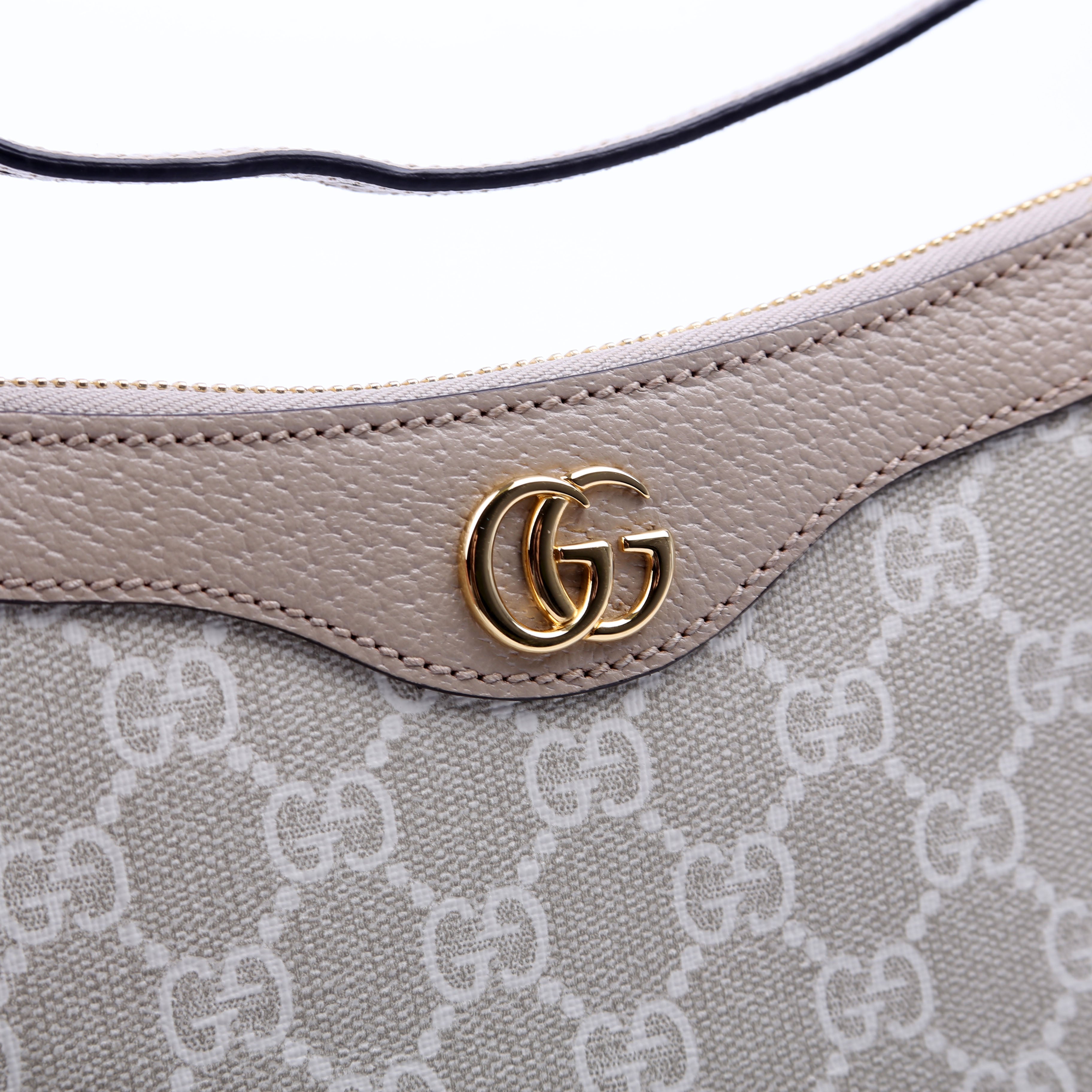 735145 Ophidia GG Small Bag White