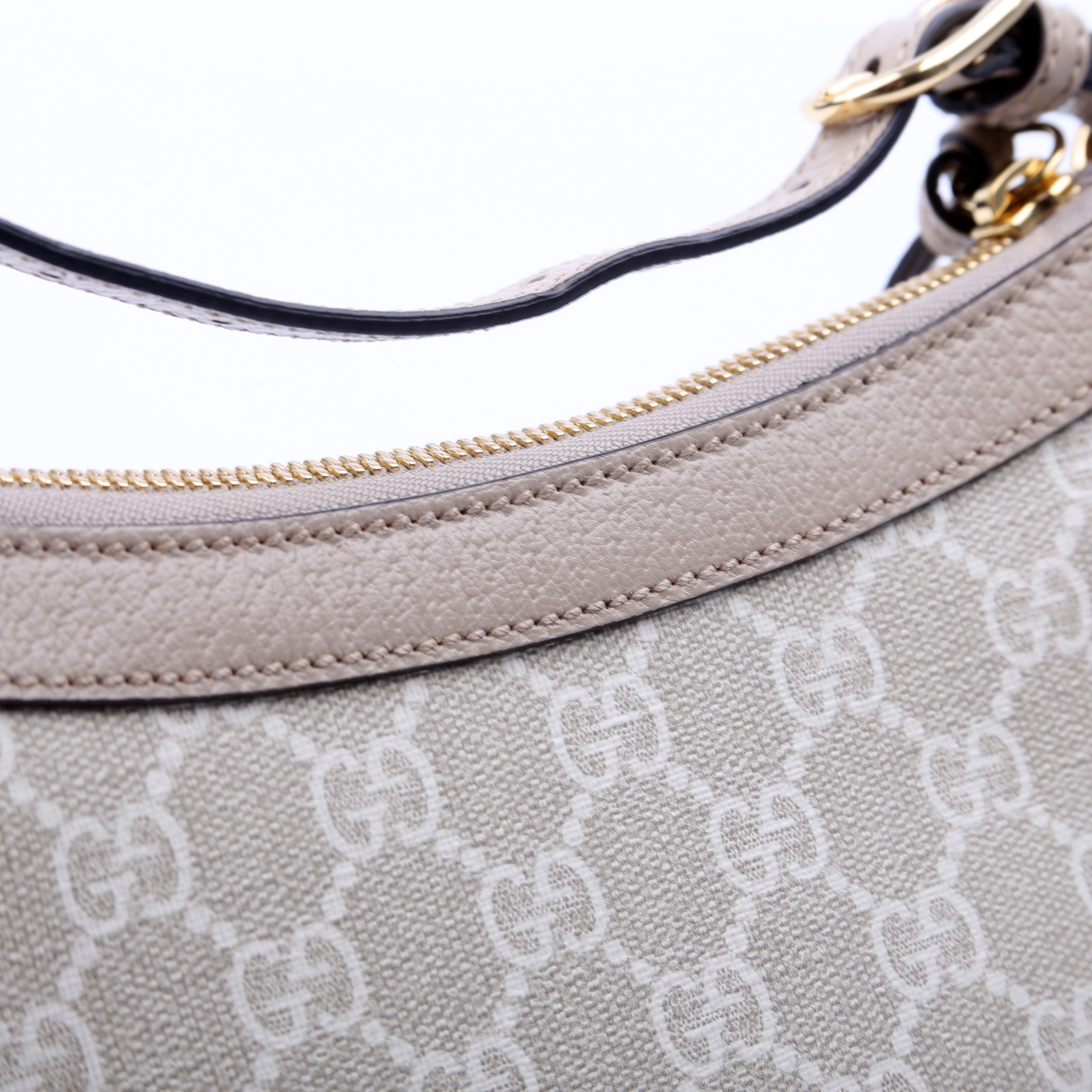 735145 Ophidia GG Small Bag White