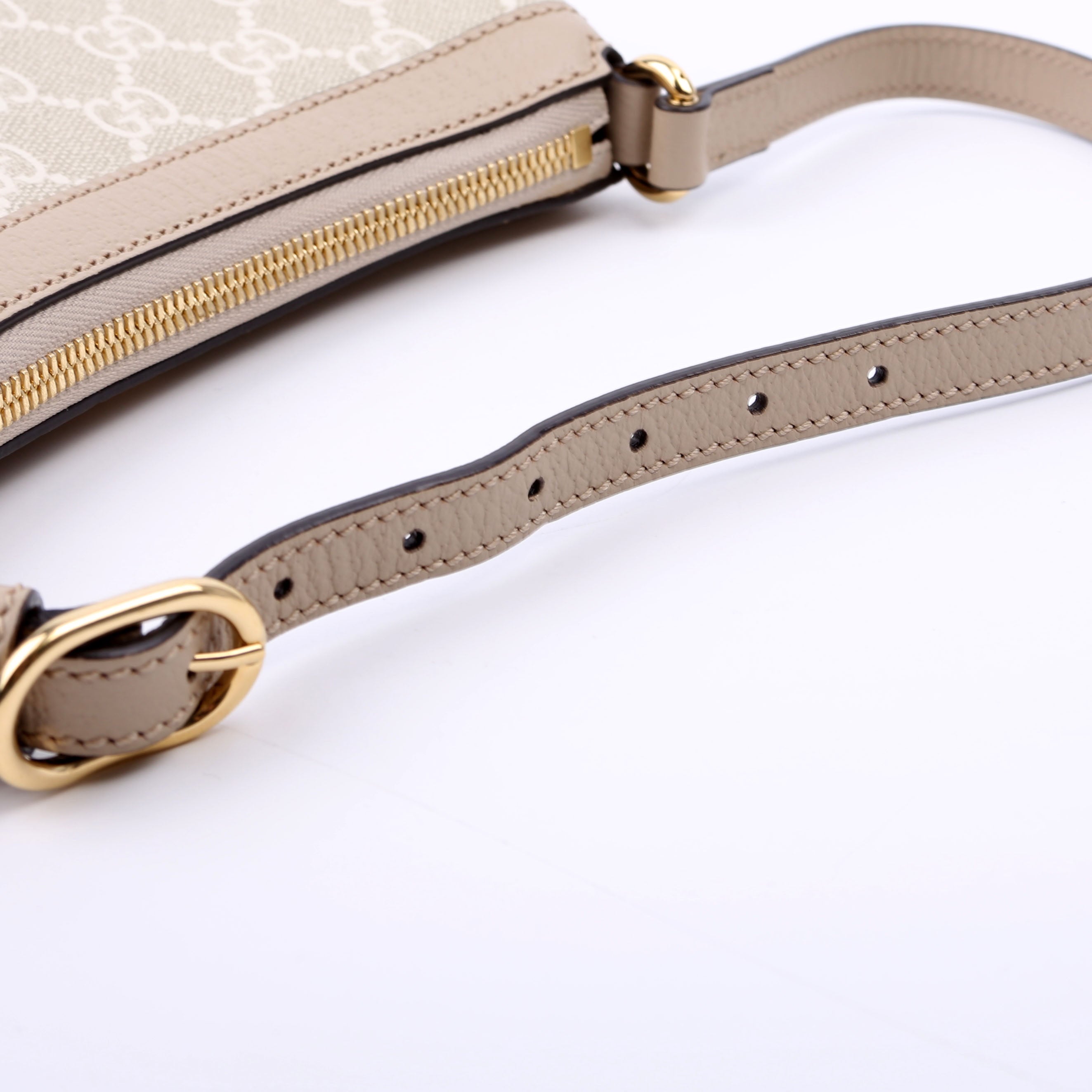 735145 Ophidia GG Small Bag White