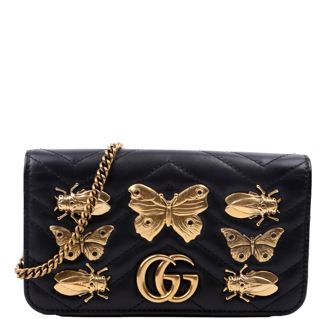 488426 GG Marmont Animal Stud Mini Bag