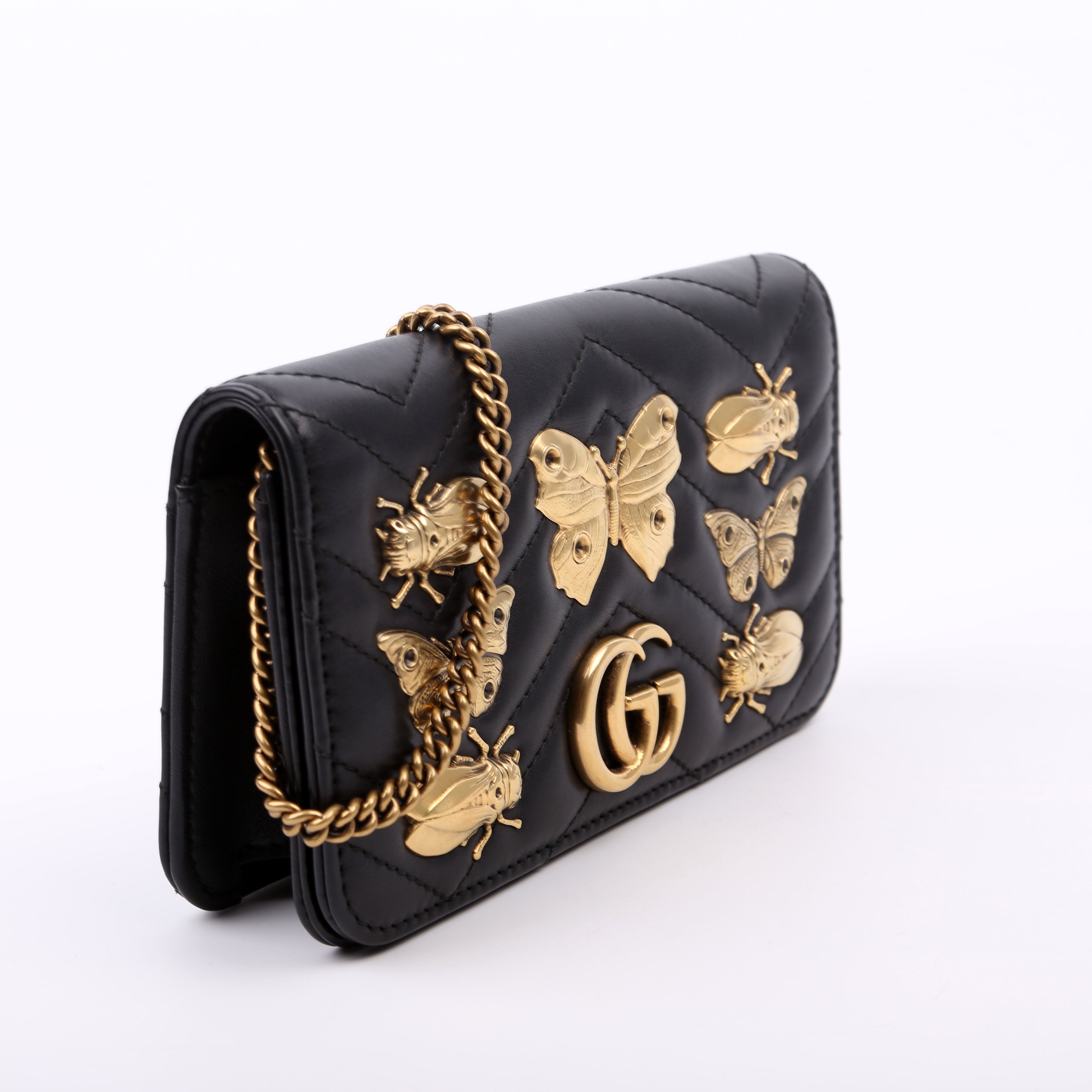488426 GG Marmont Animal Stud Mini Bag