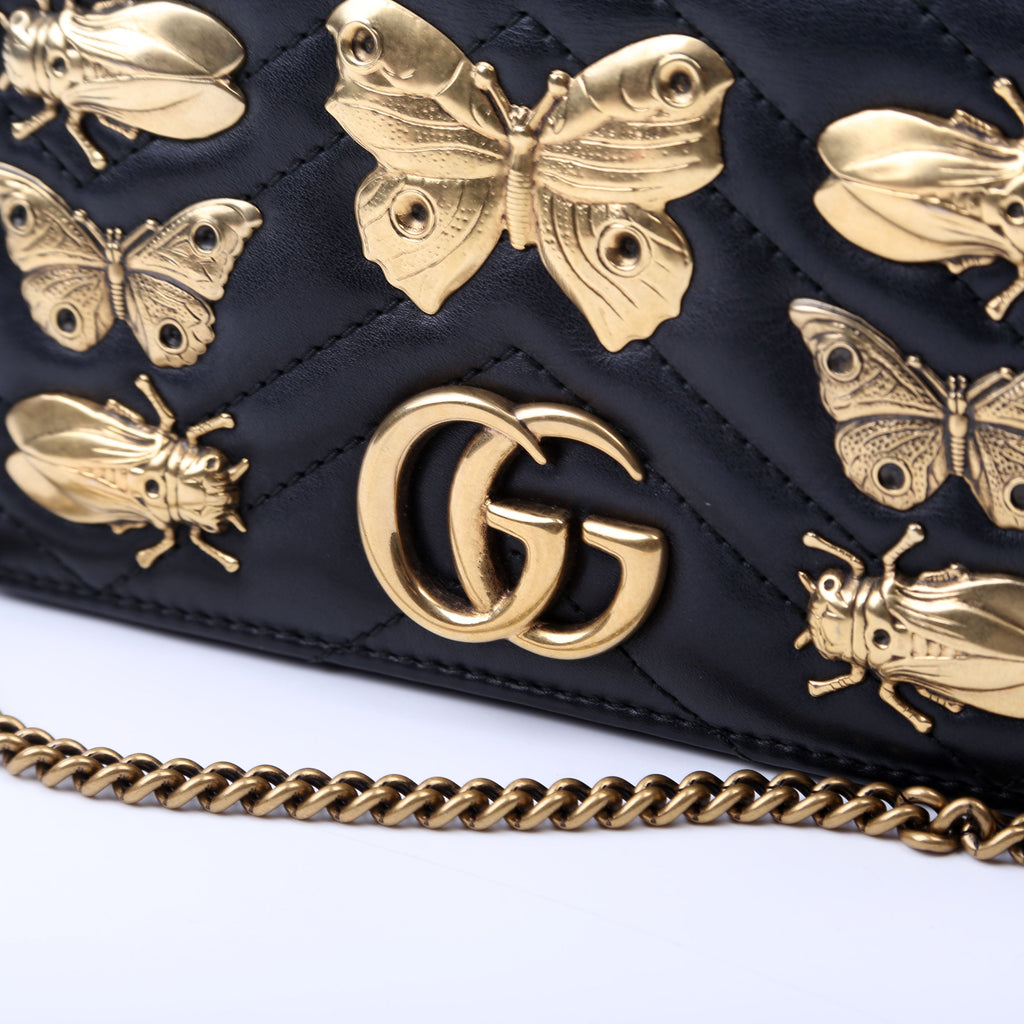 488426 GG Marmont Animal Stud Mini Bag