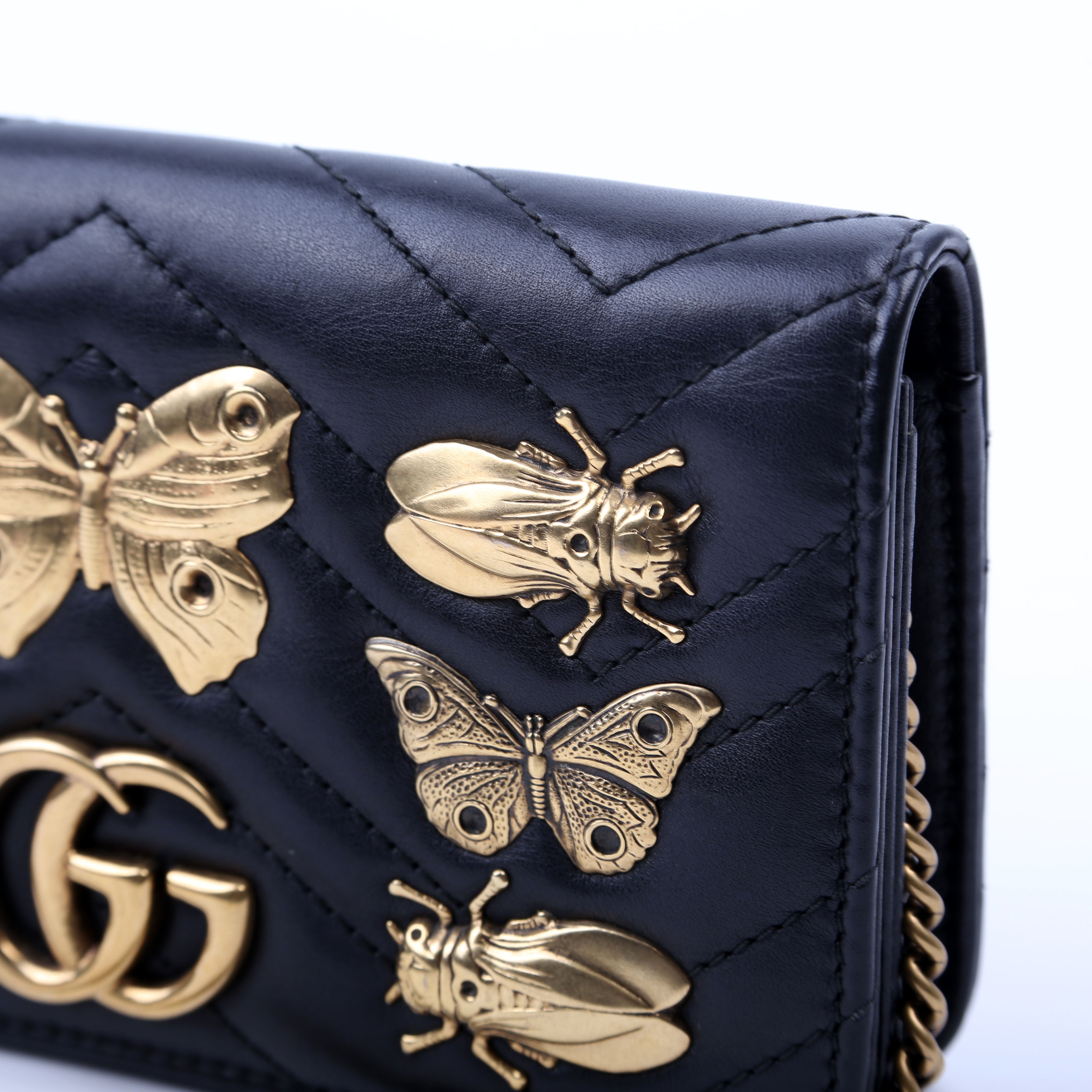 488426 GG Marmont Animal Stud Mini Bag