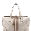GG Treasure Boston Bag White
