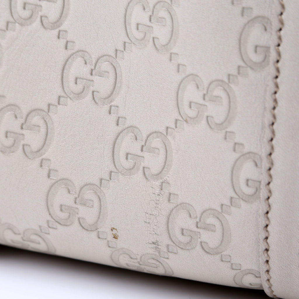GG Treasure Boston Bag White