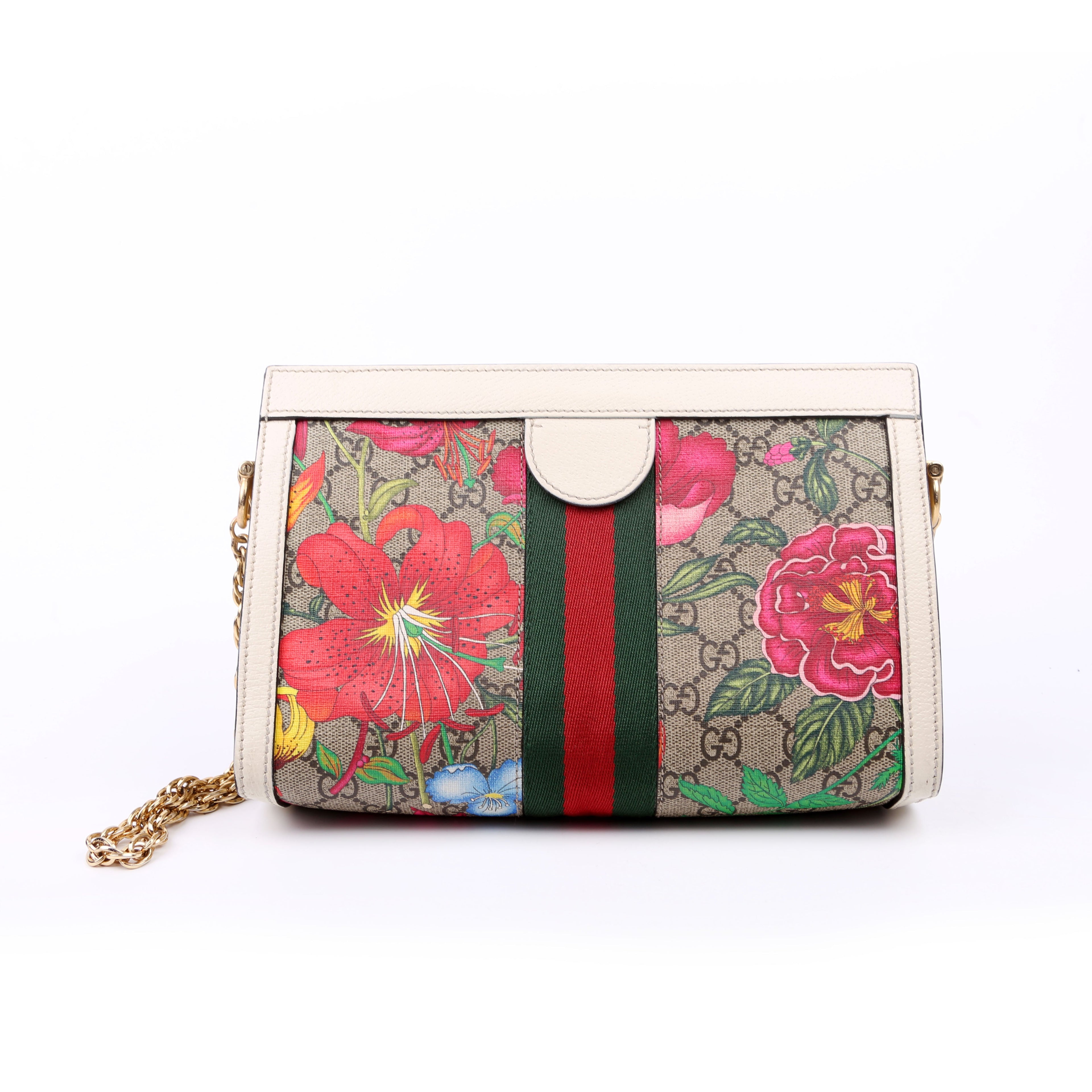 503877 GG Supreme Flora Ophidia Small Chain