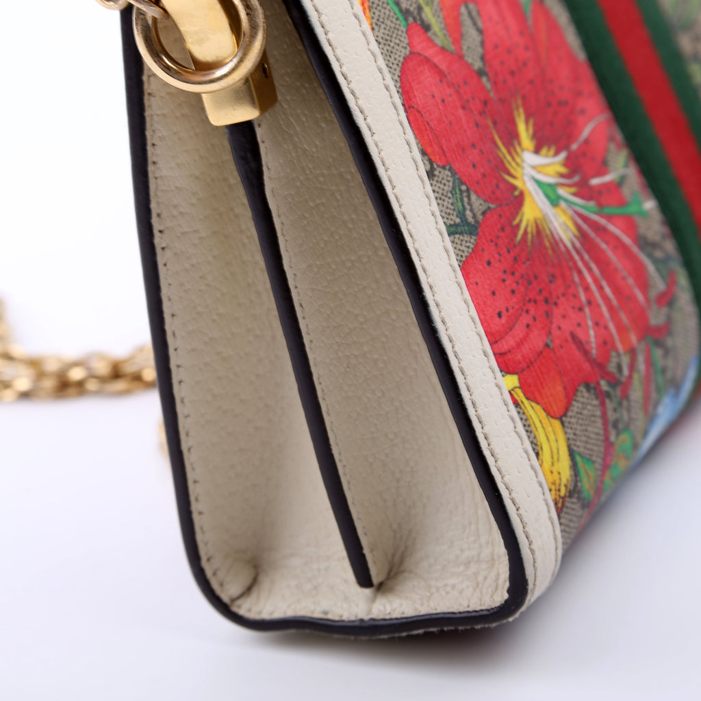 503877 GG Supreme Flora Ophidia Small Chain