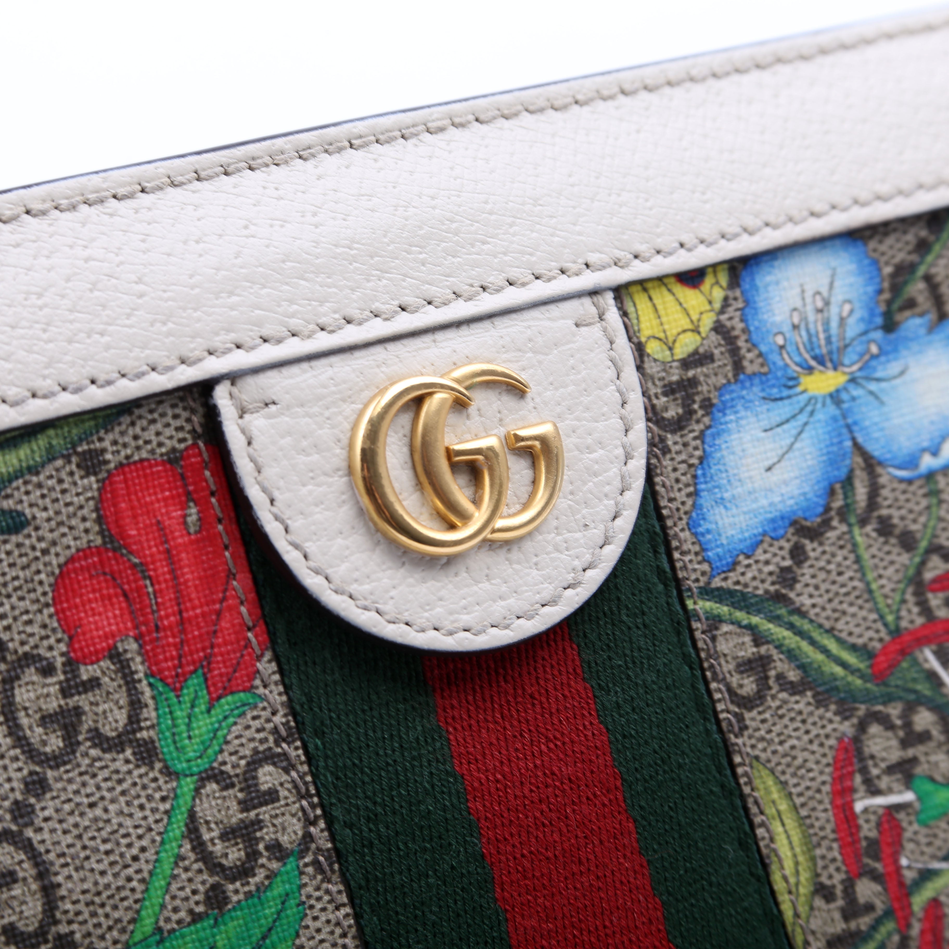 503877 GG Supreme Flora Ophidia Small Chain
