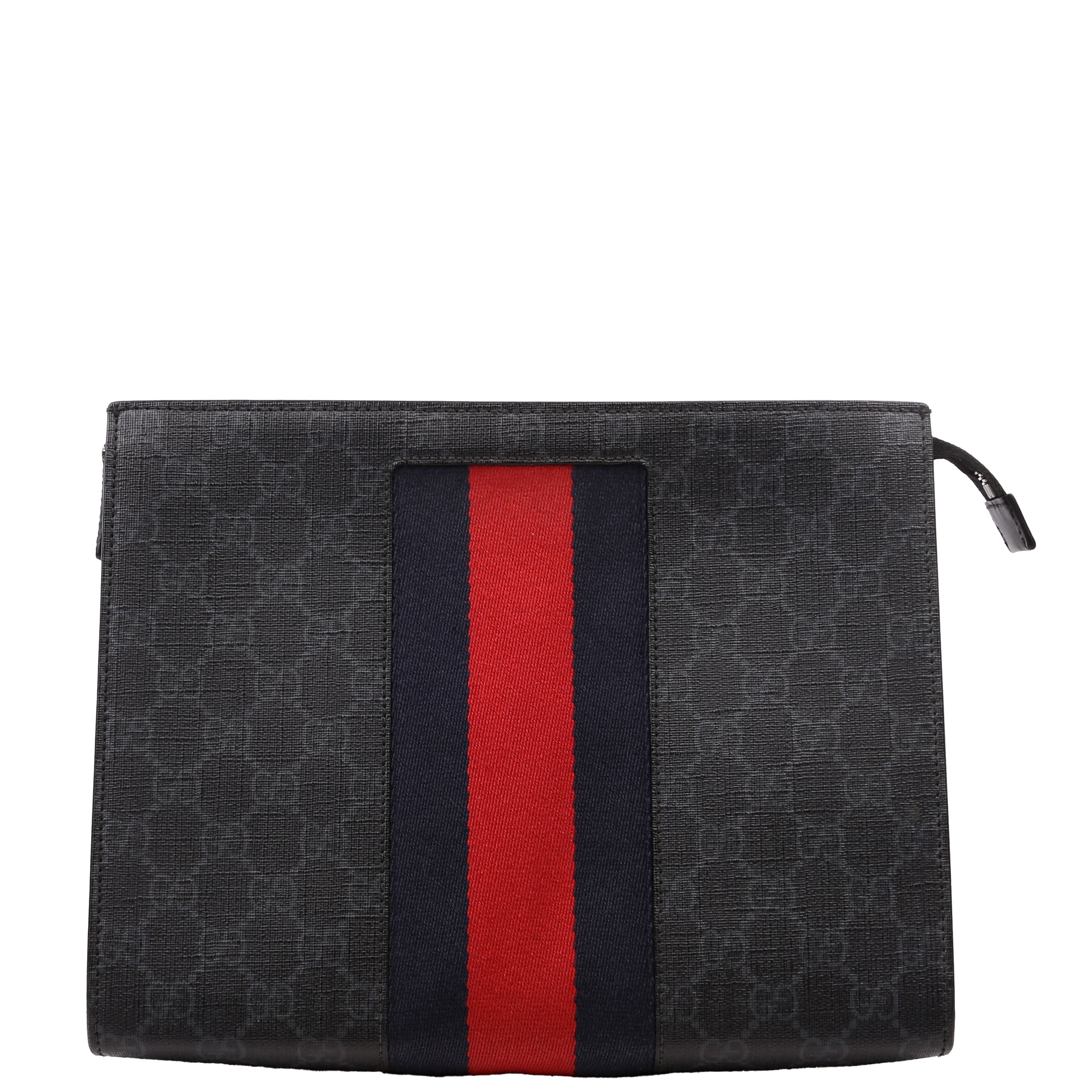 475316 GG Supreme Web Pouch Black