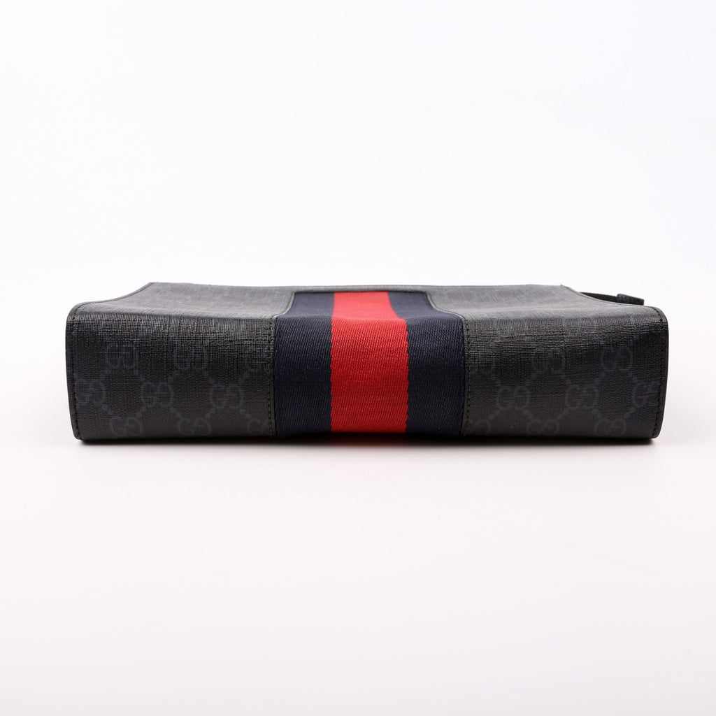 475316 GG Supreme Web Pouch Black