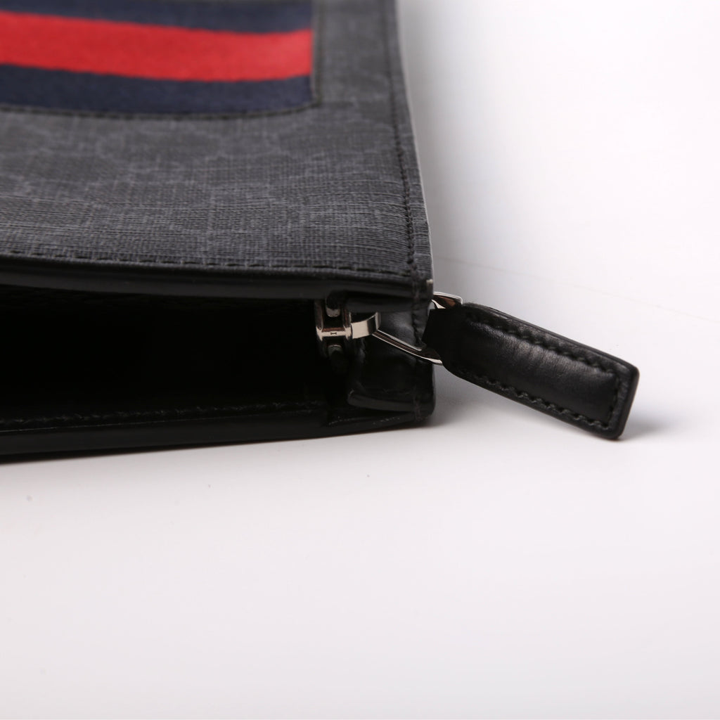 475316 GG Supreme Web Pouch Black