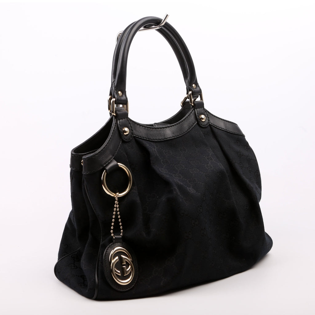 211944 Sukey GG Canvas Medium Black