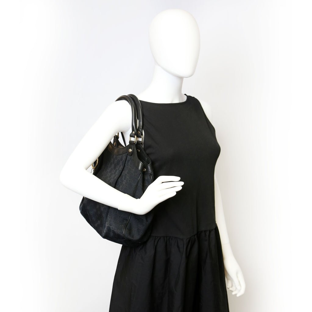 211944 Sukey GG Canvas Medium Black