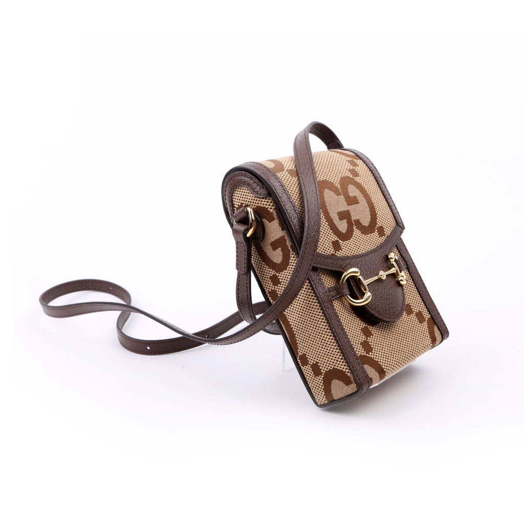 625615 Horsebit 1955 Jumbo GG Canvas Mini Bag