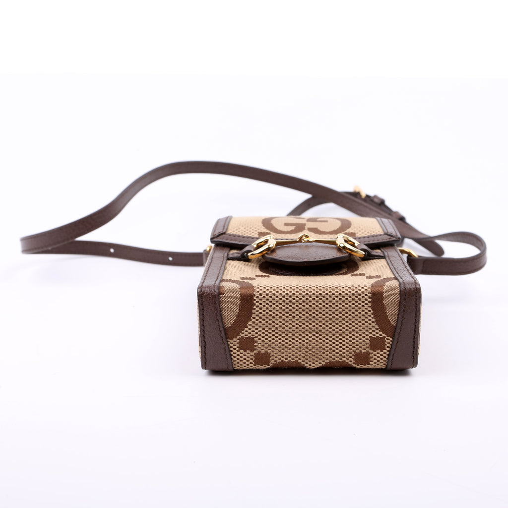 625615 Horsebit 1955 Jumbo GG Canvas Mini Bag