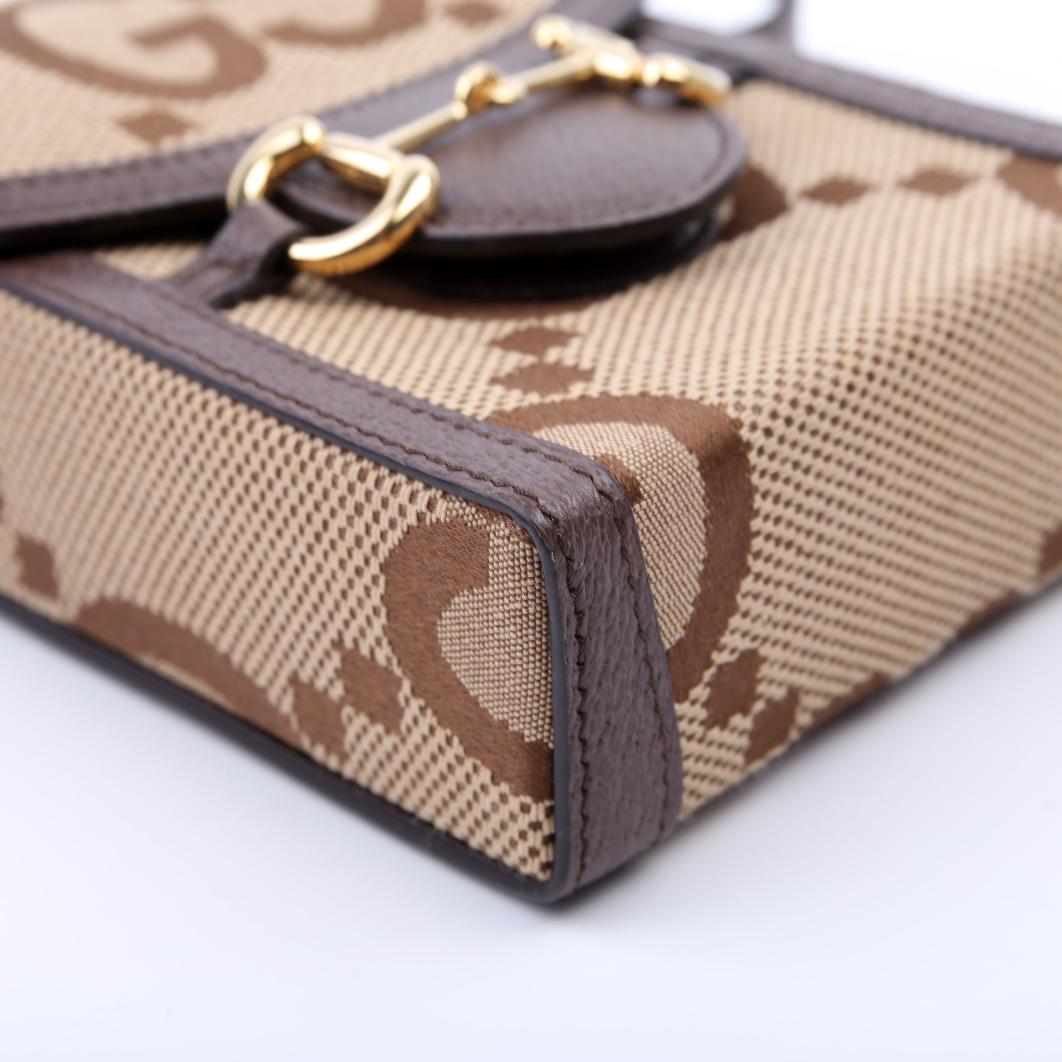 625615 Horsebit 1955 Jumbo GG Canvas Mini Bag