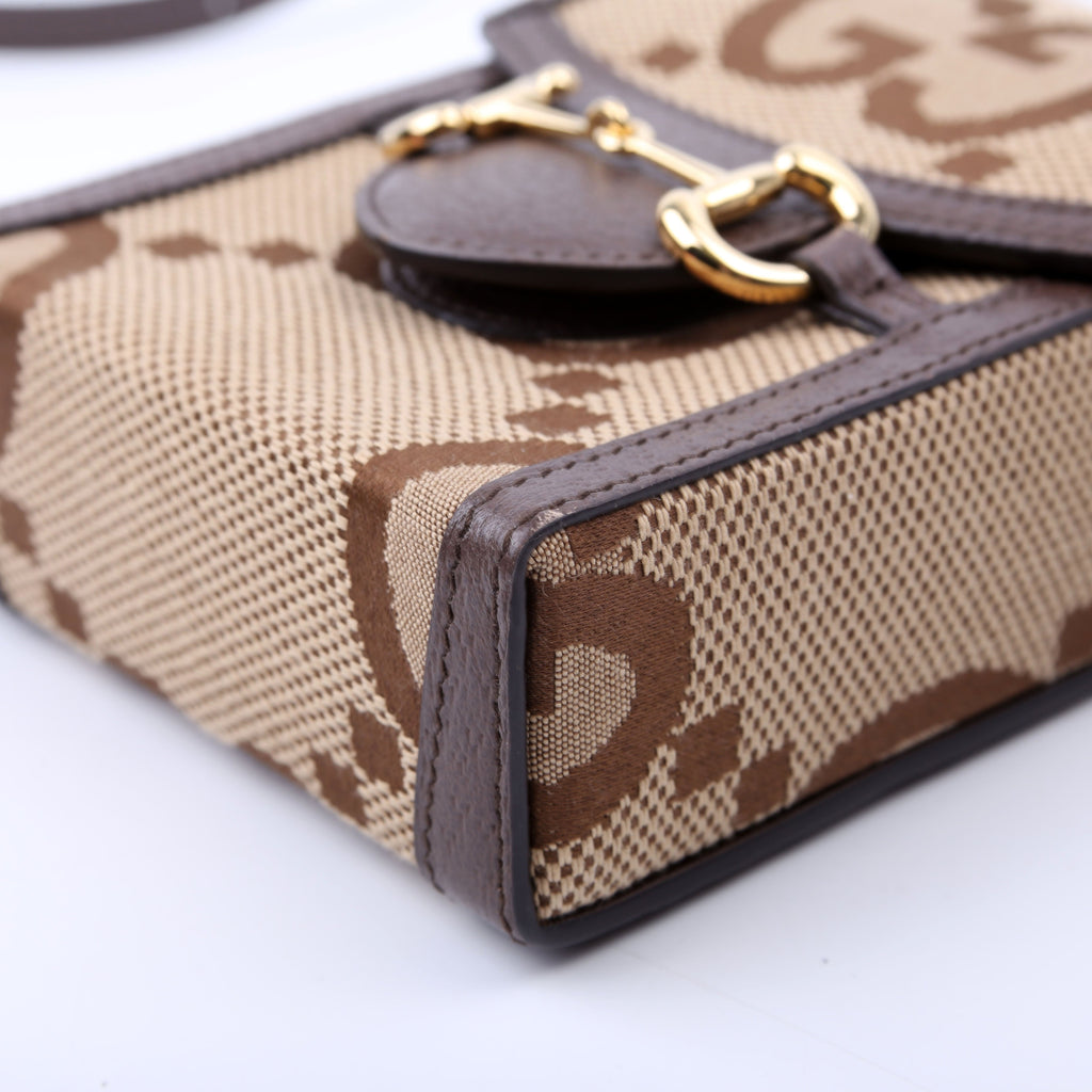 625615 Horsebit 1955 Jumbo GG Canvas Mini Bag