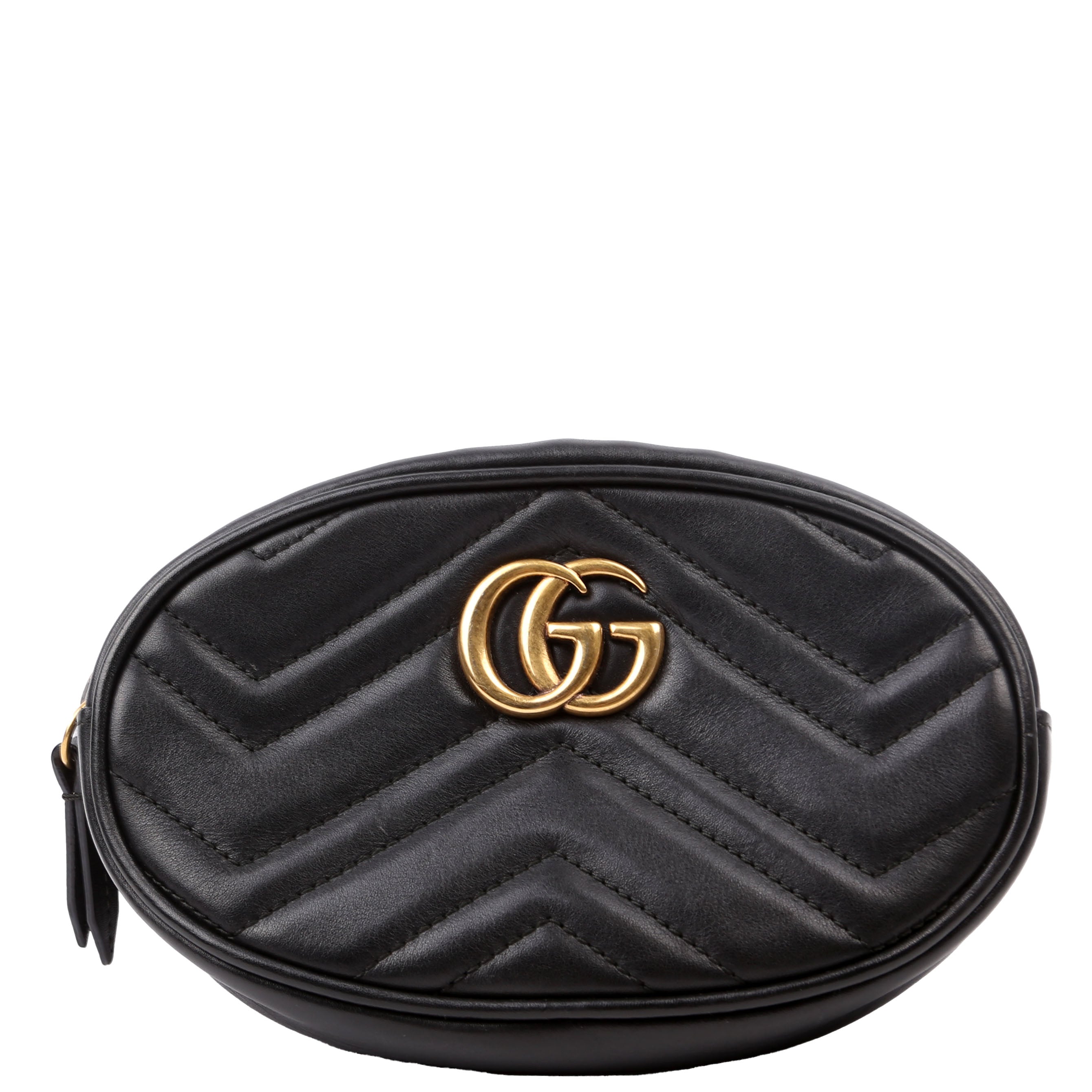 Gucci 476434 Marmont Belt Bag Black Size 75
