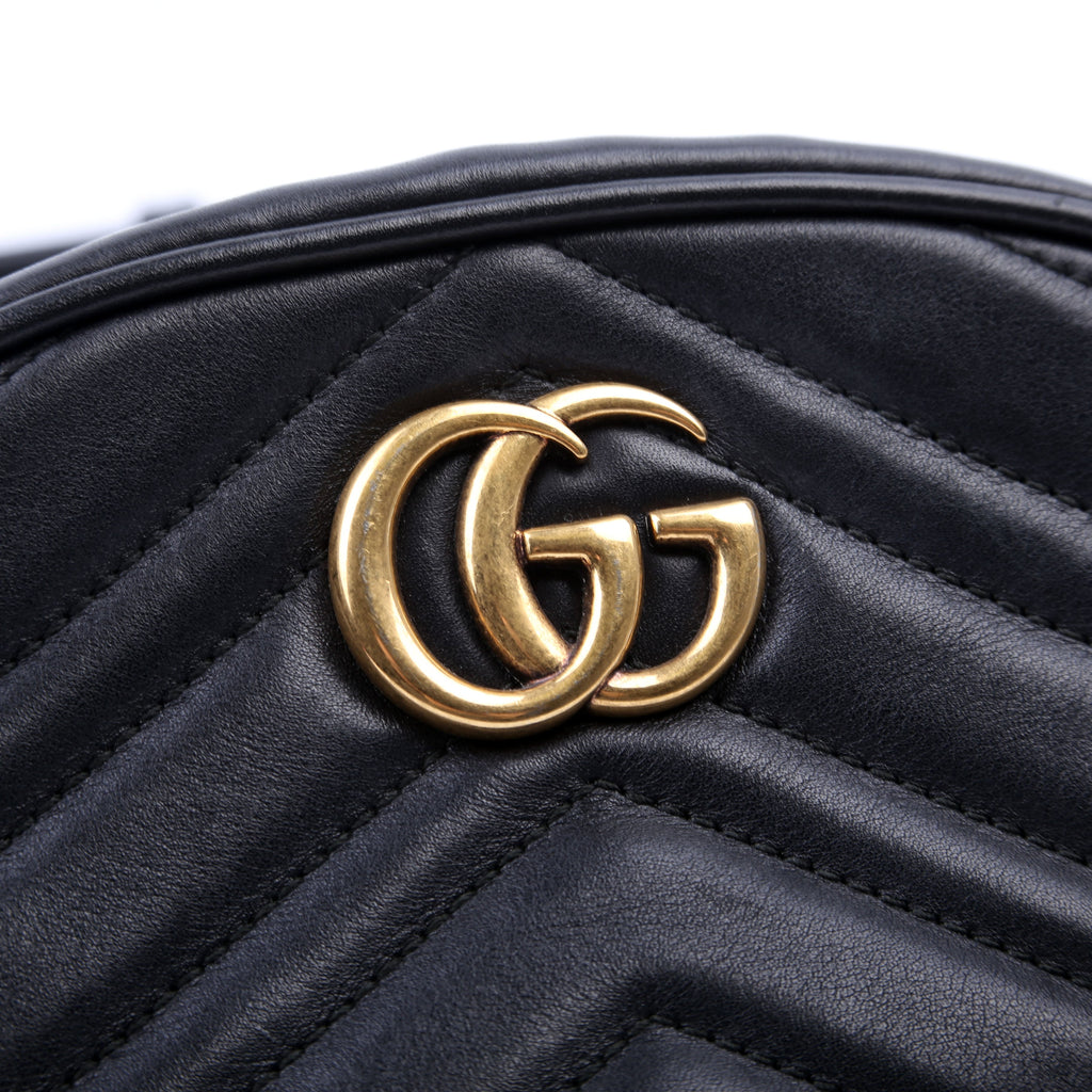 Gucci 476434 Marmont Belt Bag Black Size 75