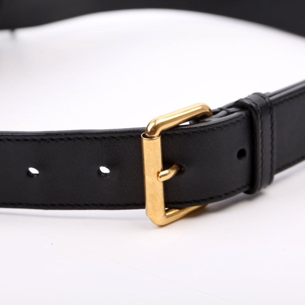 Gucci 476434 Marmont Belt Bag Black Size 75