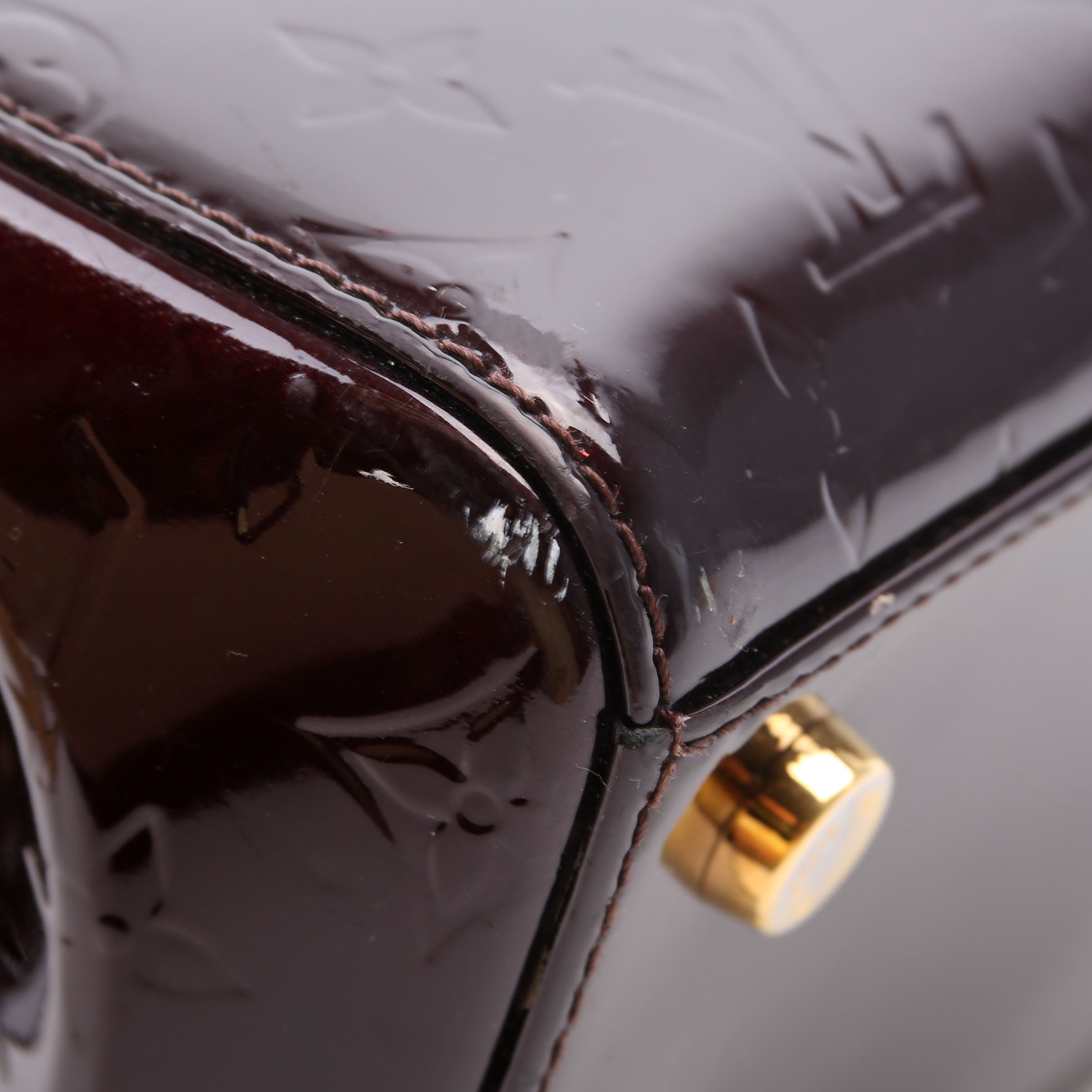 Brea PM Vernis Burgundy