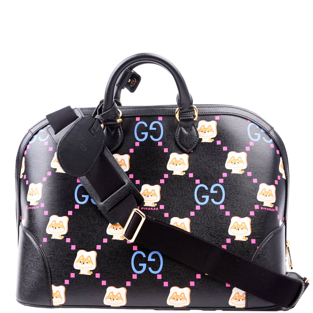 Gucci 739725 Dome Satchel Pikarar Black
