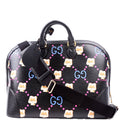 Gucci 739725 Dome Satchel Pikarar Black