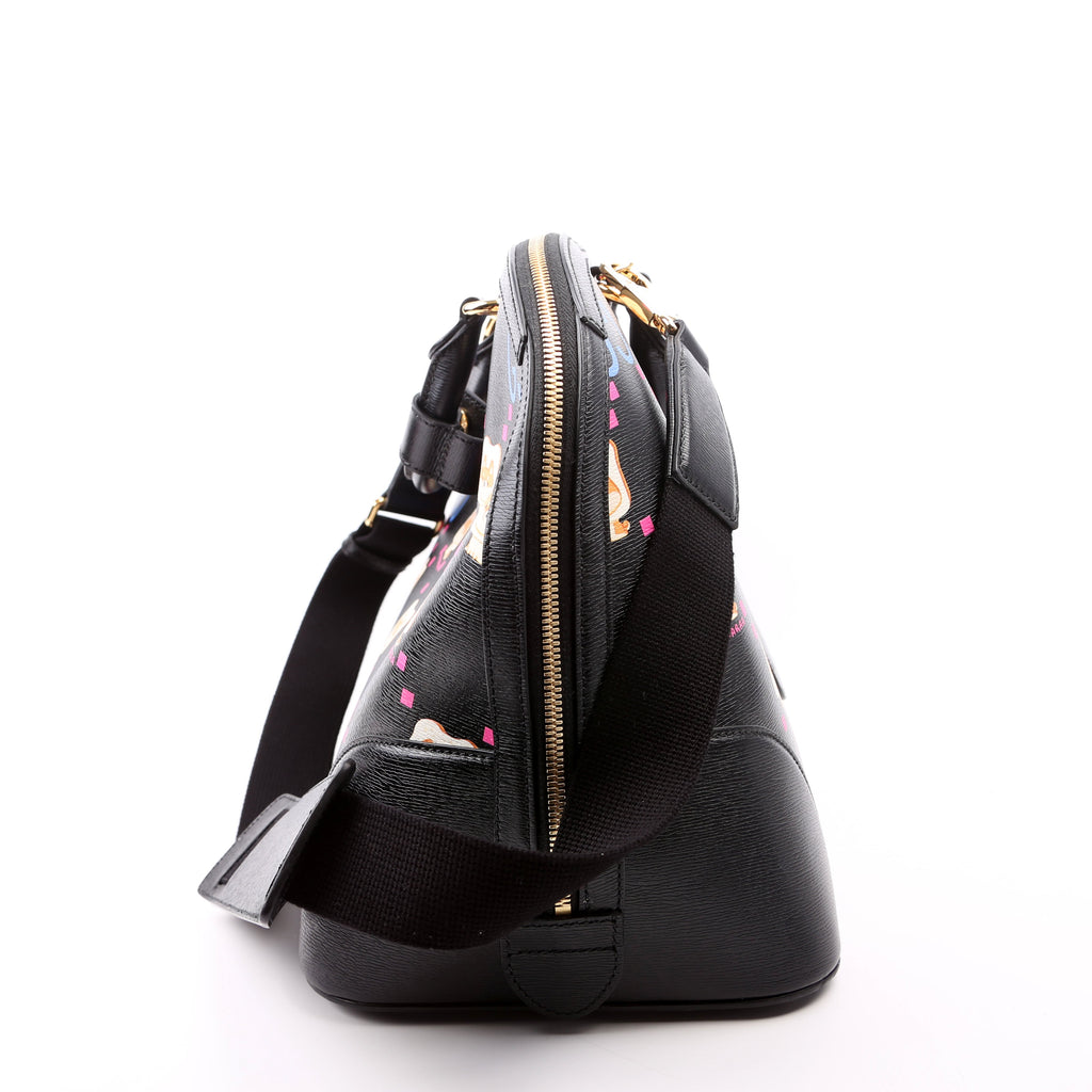 Gucci 739725 Dome Satchel Pikarar Black