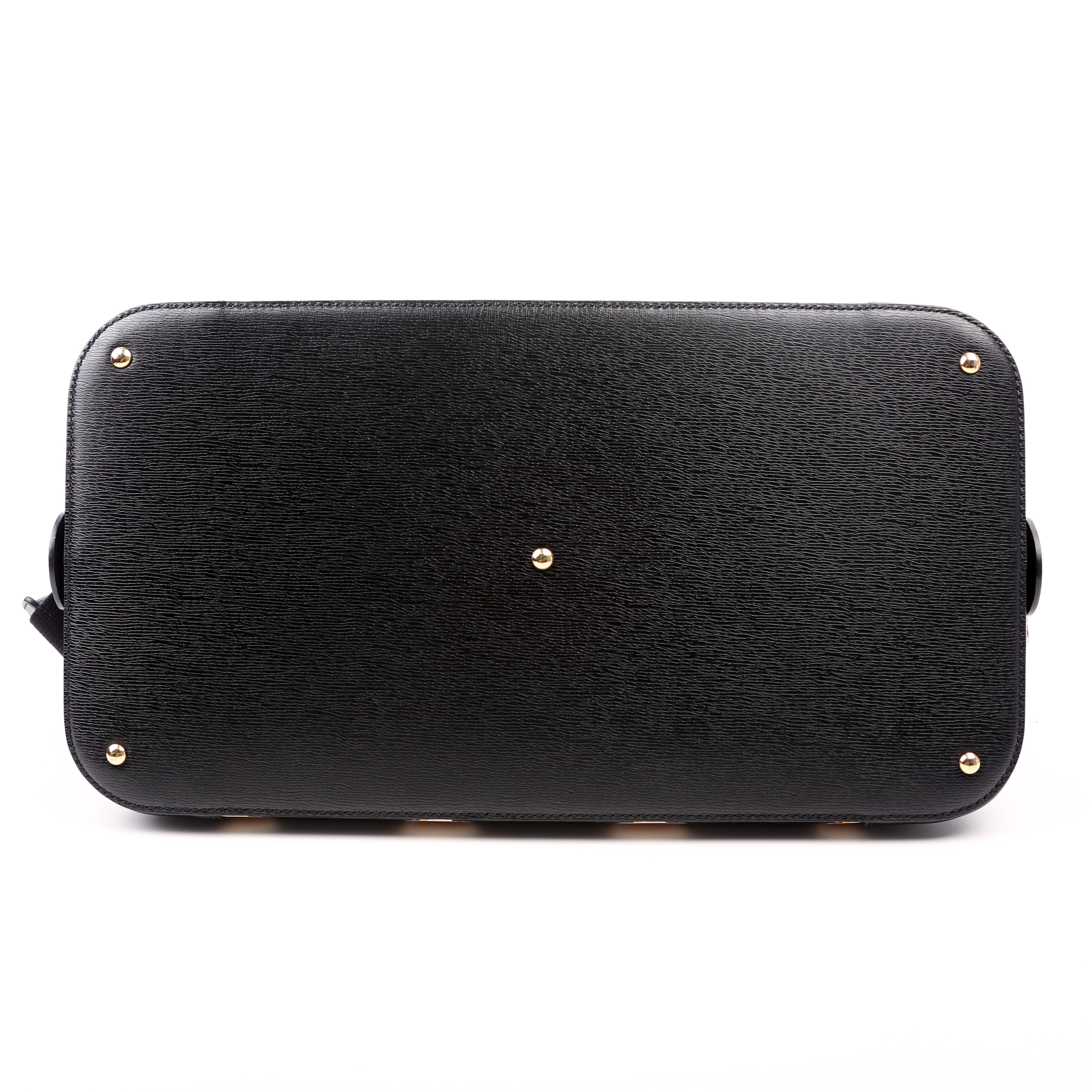 Gucci 739725 Dome Satchel Pikarar Black