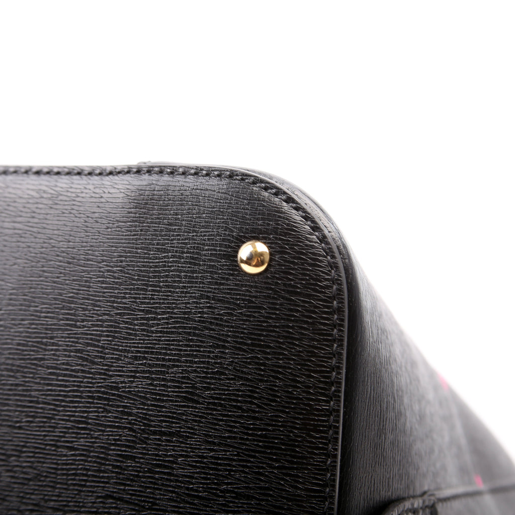 Gucci 739725 Dome Satchel Pikarar Black
