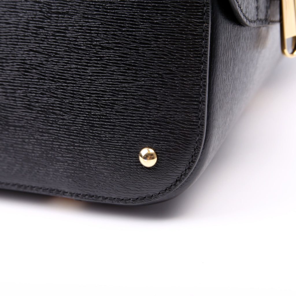 Gucci 739725 Dome Satchel Pikarar Black