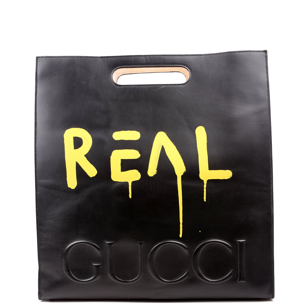 415883 Ghost Real Large Tote Black
