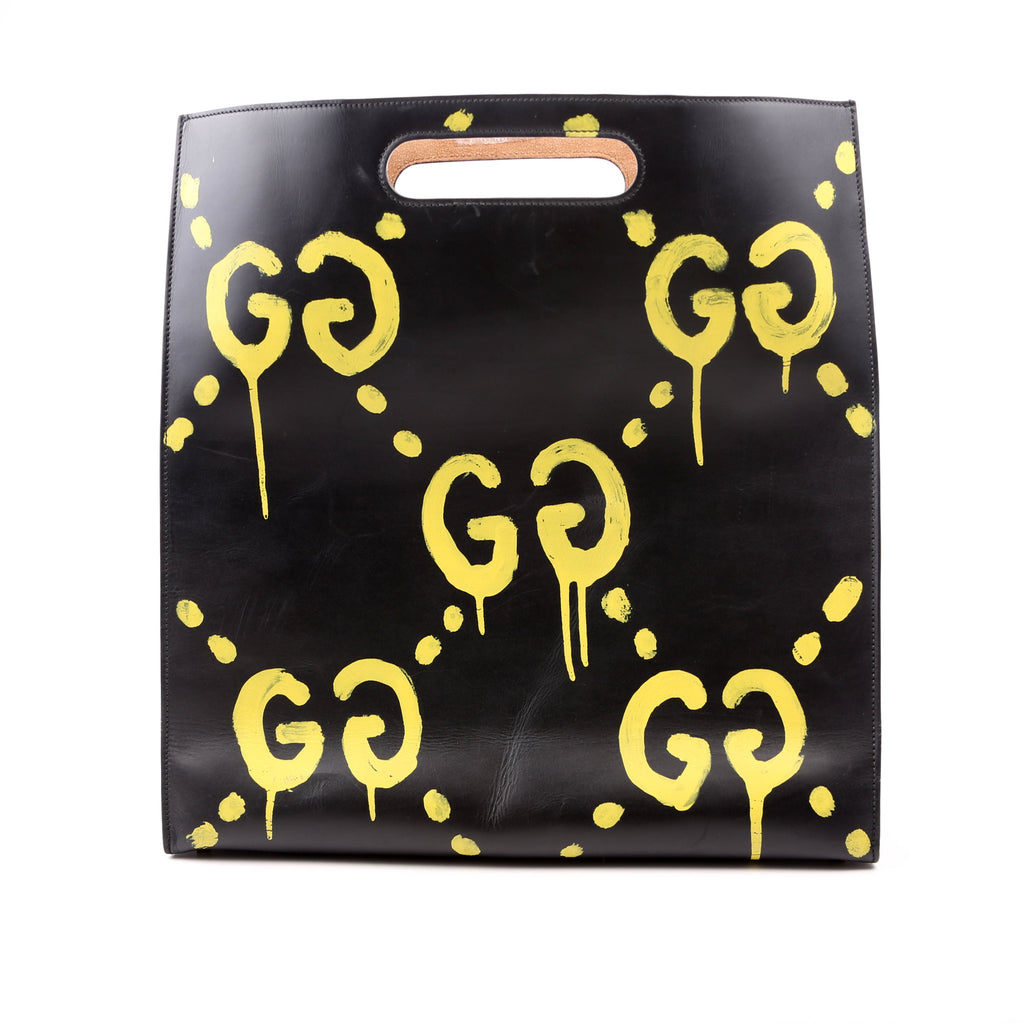 415883 Ghost Real Large Tote Black