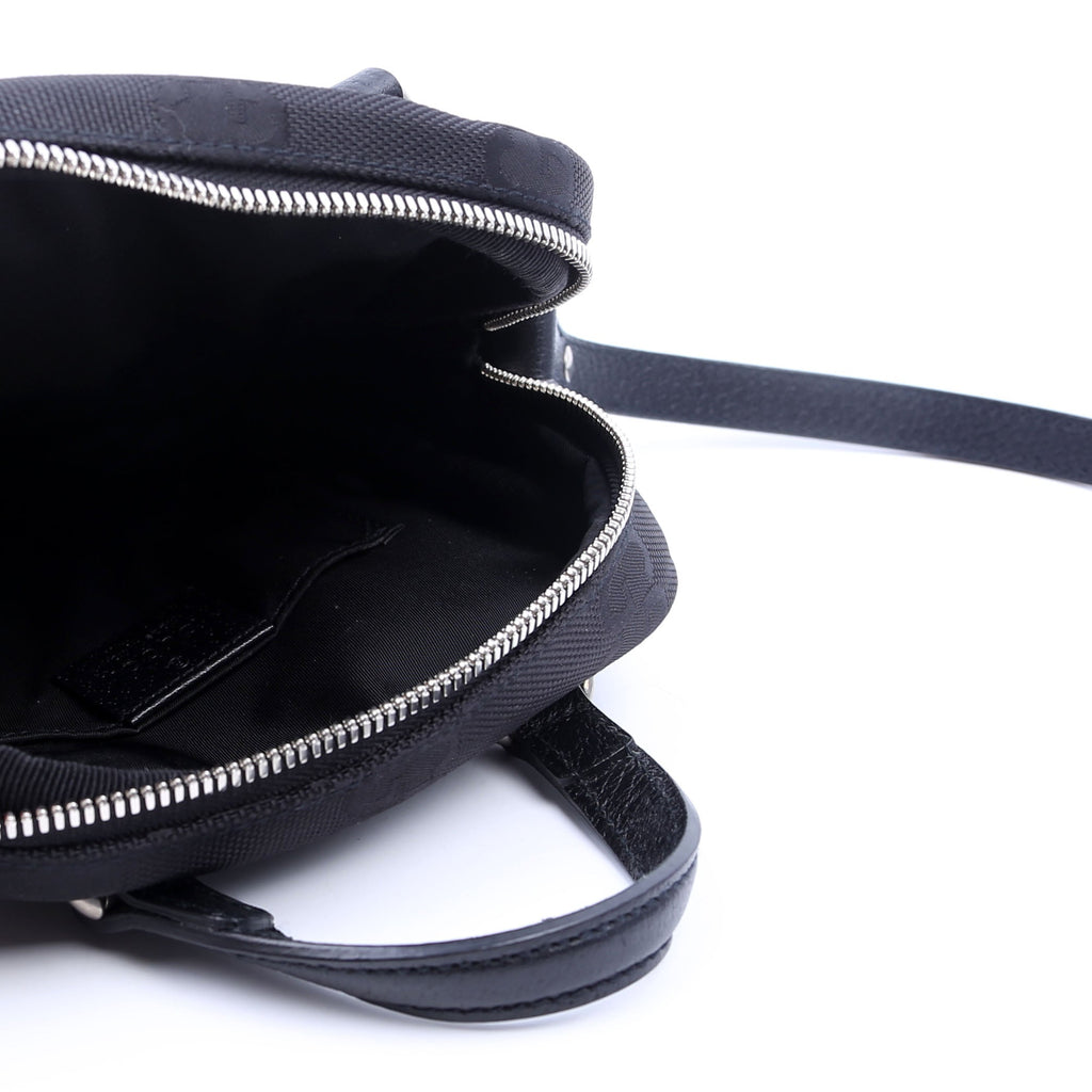 625850 GG Nylon Off the Grid Shoulder Bag Black
