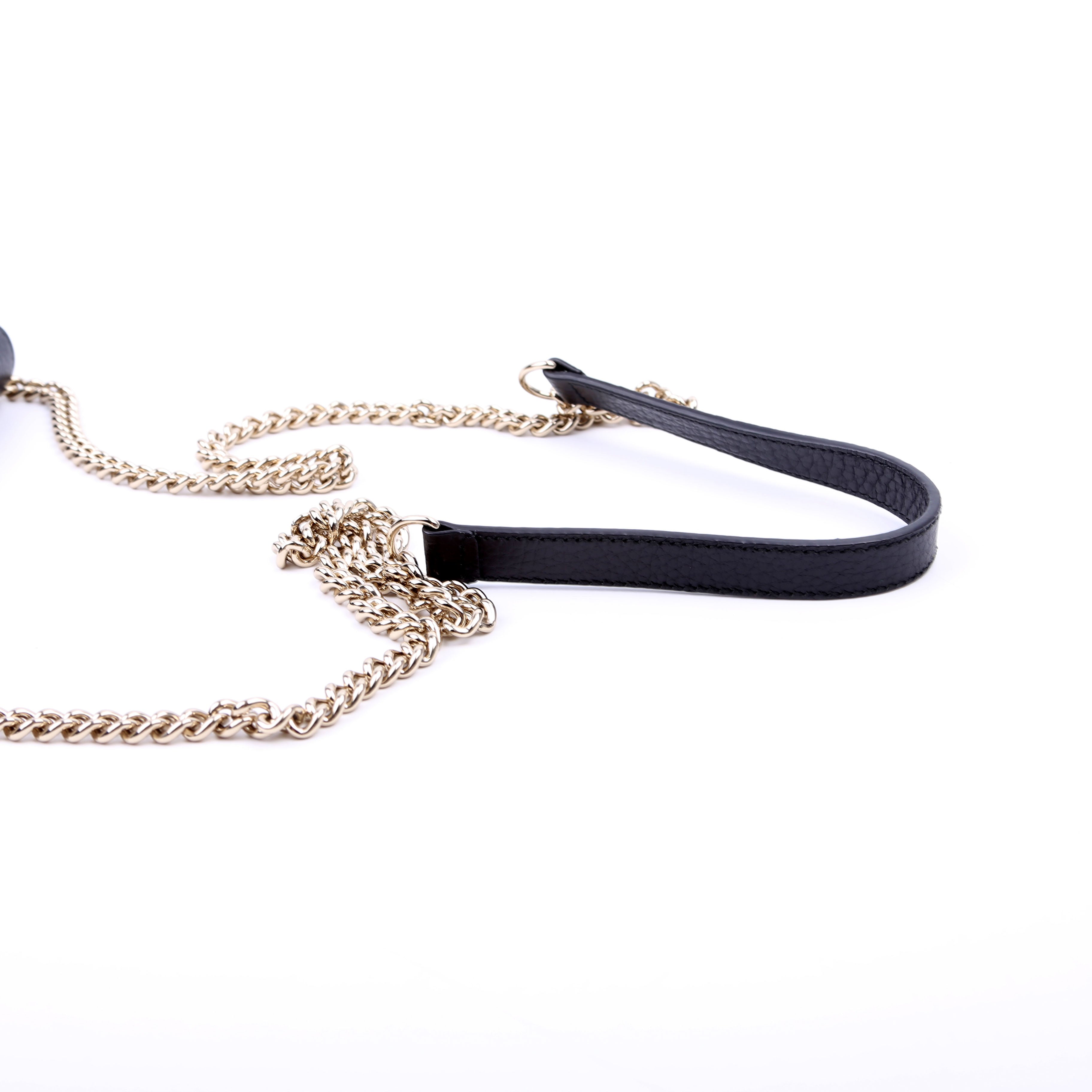 510314 Interlocking G Chain Wallet Black
