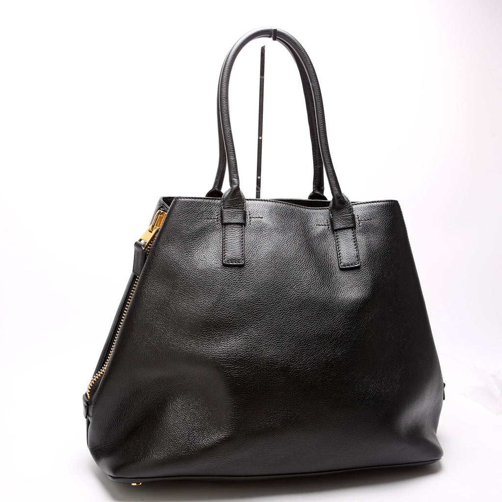 Jennifer Zip Tote Large Black