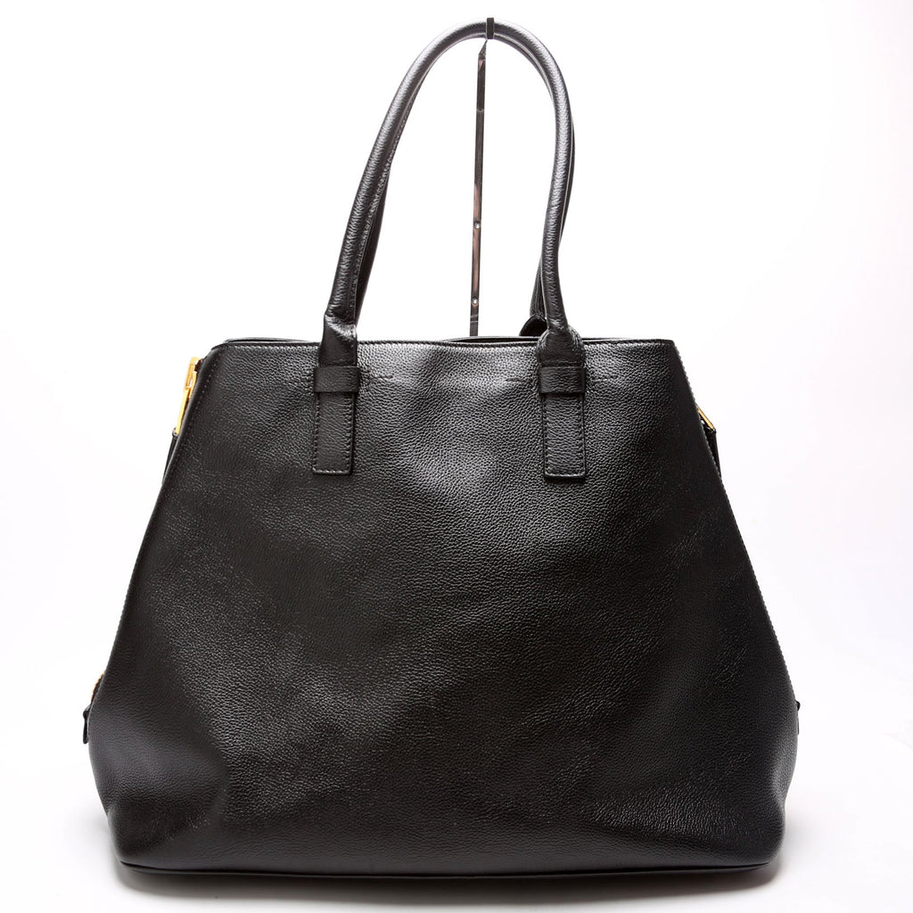 Jennifer Zip Tote Large Black