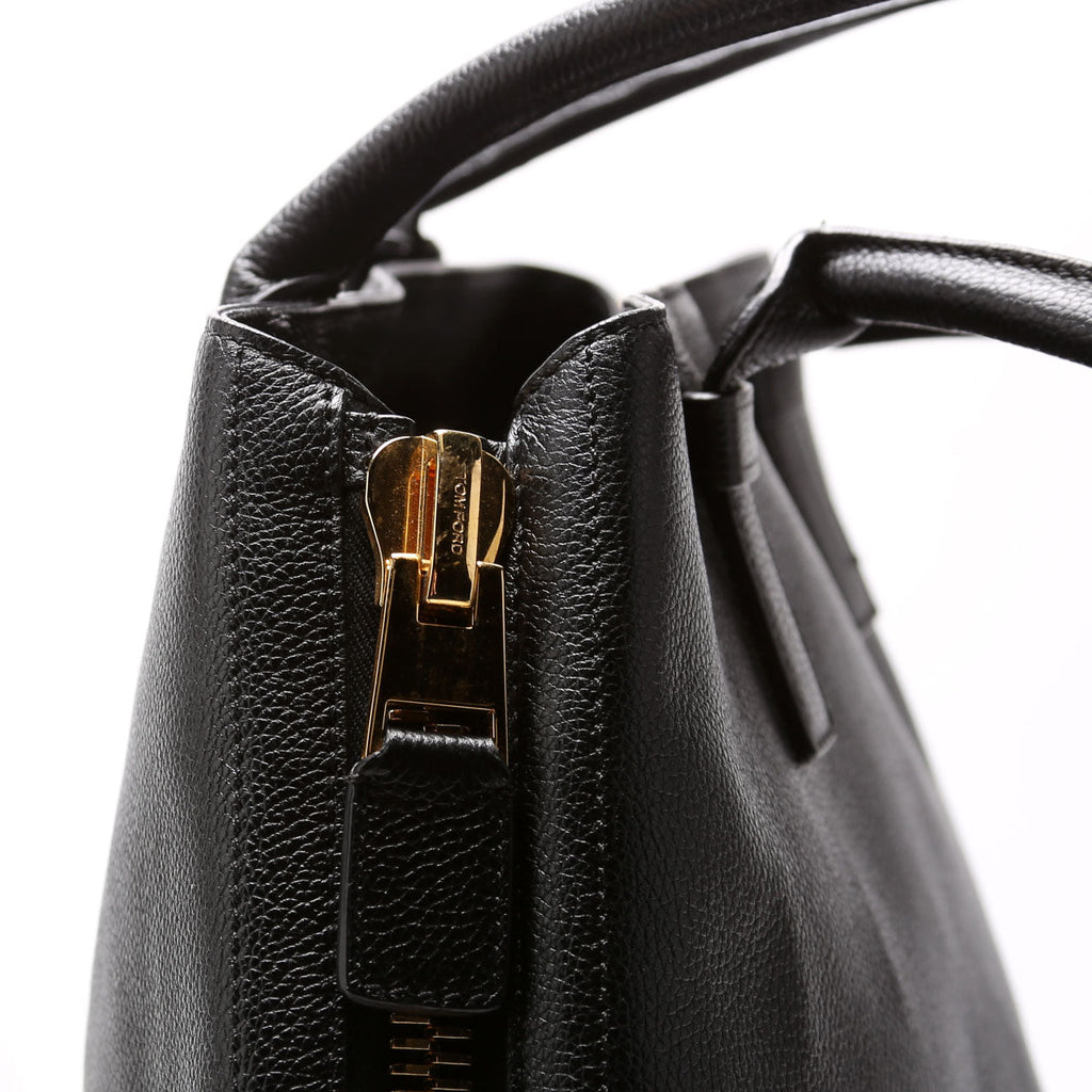 Jennifer Zip Tote Large Black