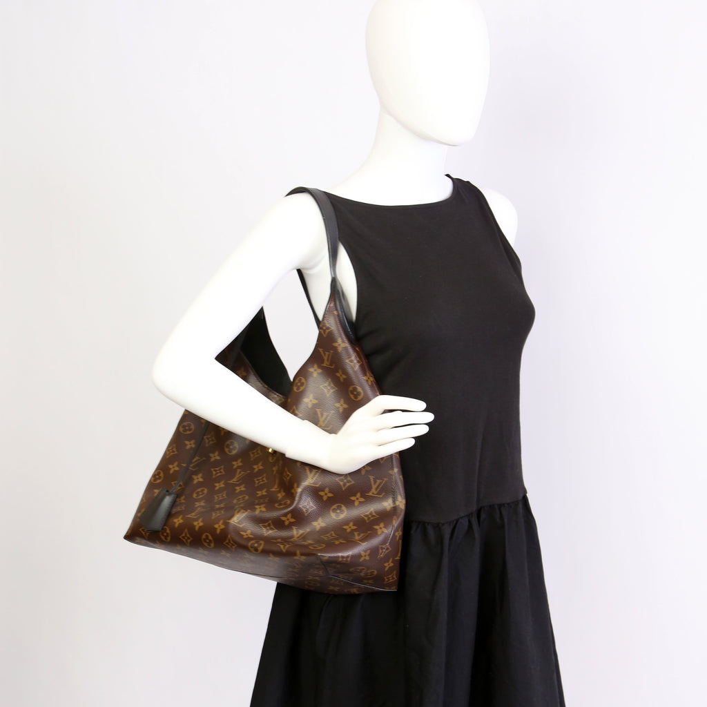 Flower Hobo Monogram Black