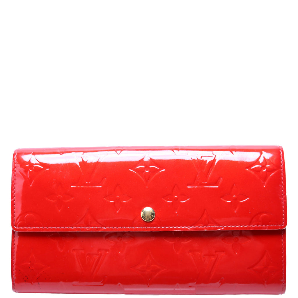 Sarah Wallet Vernis Red