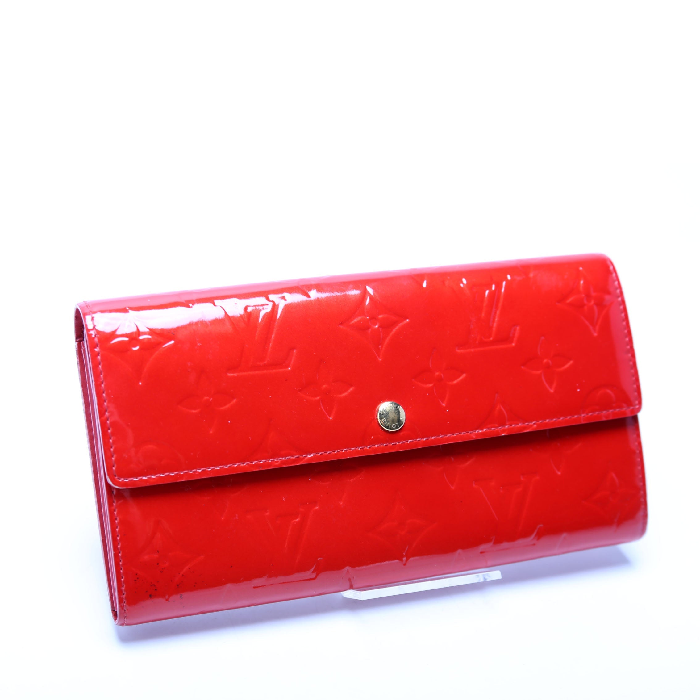 Sarah Wallet Vernis Red