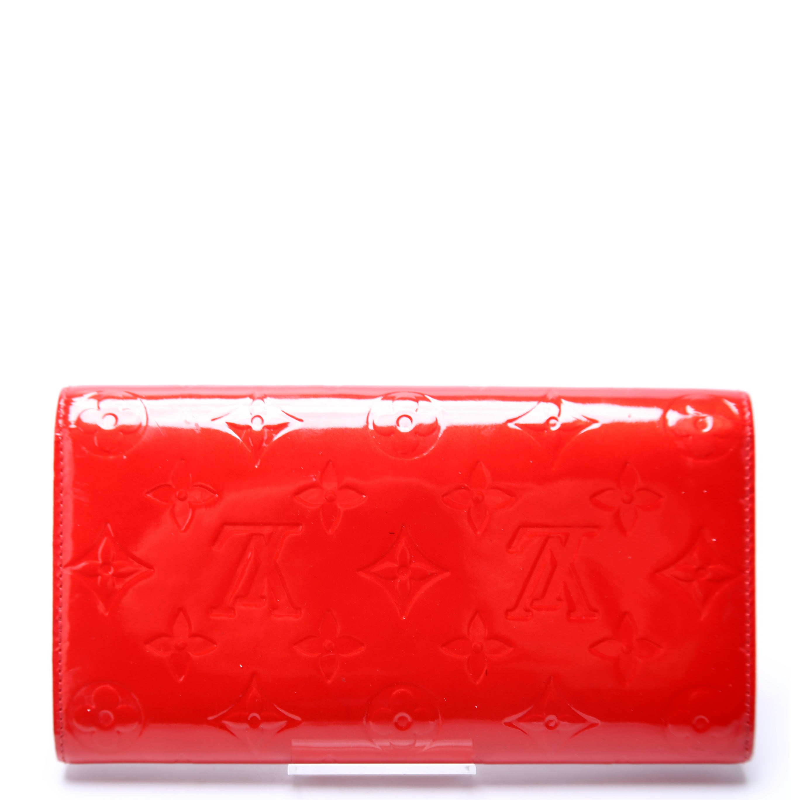 Sarah Wallet Vernis Red