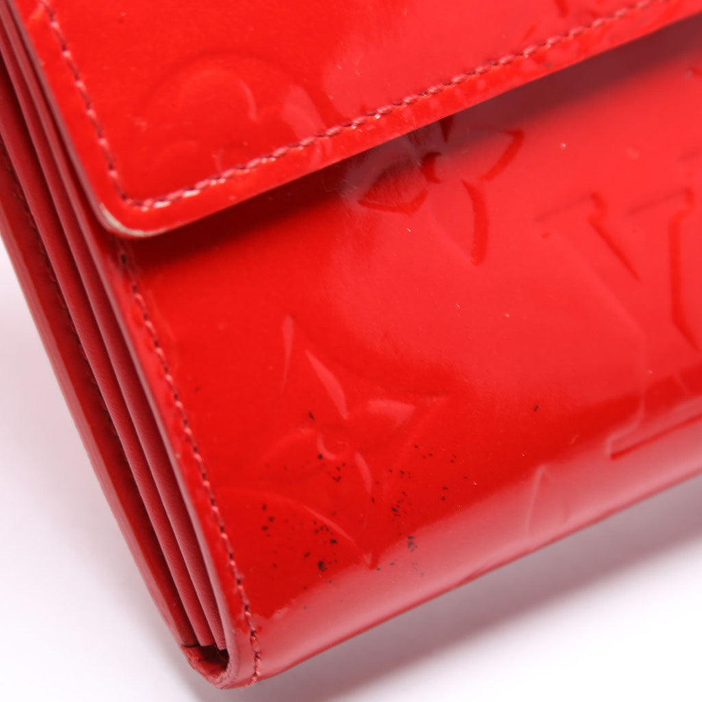 Sarah Wallet Vernis Red