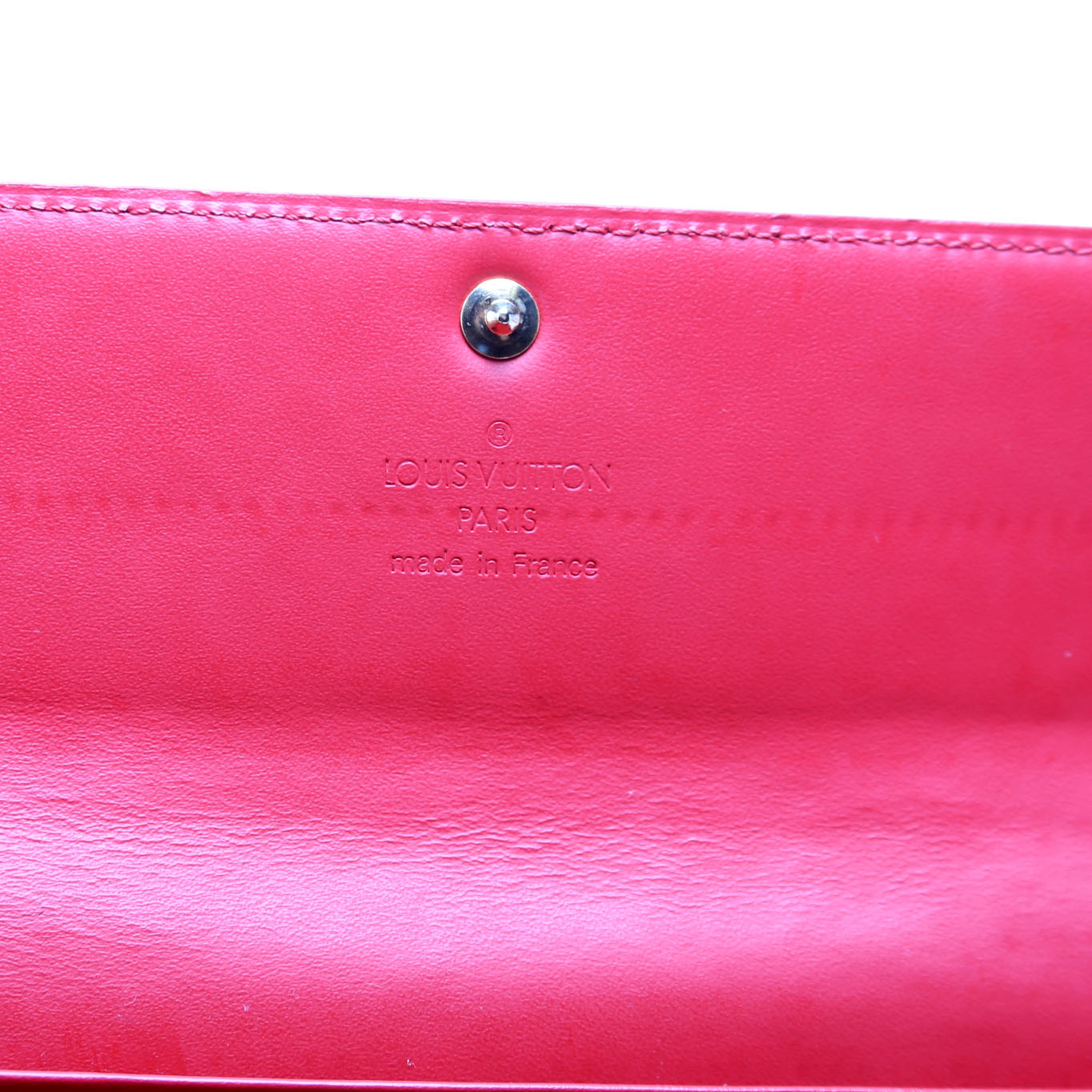 Sarah Wallet Vernis Red